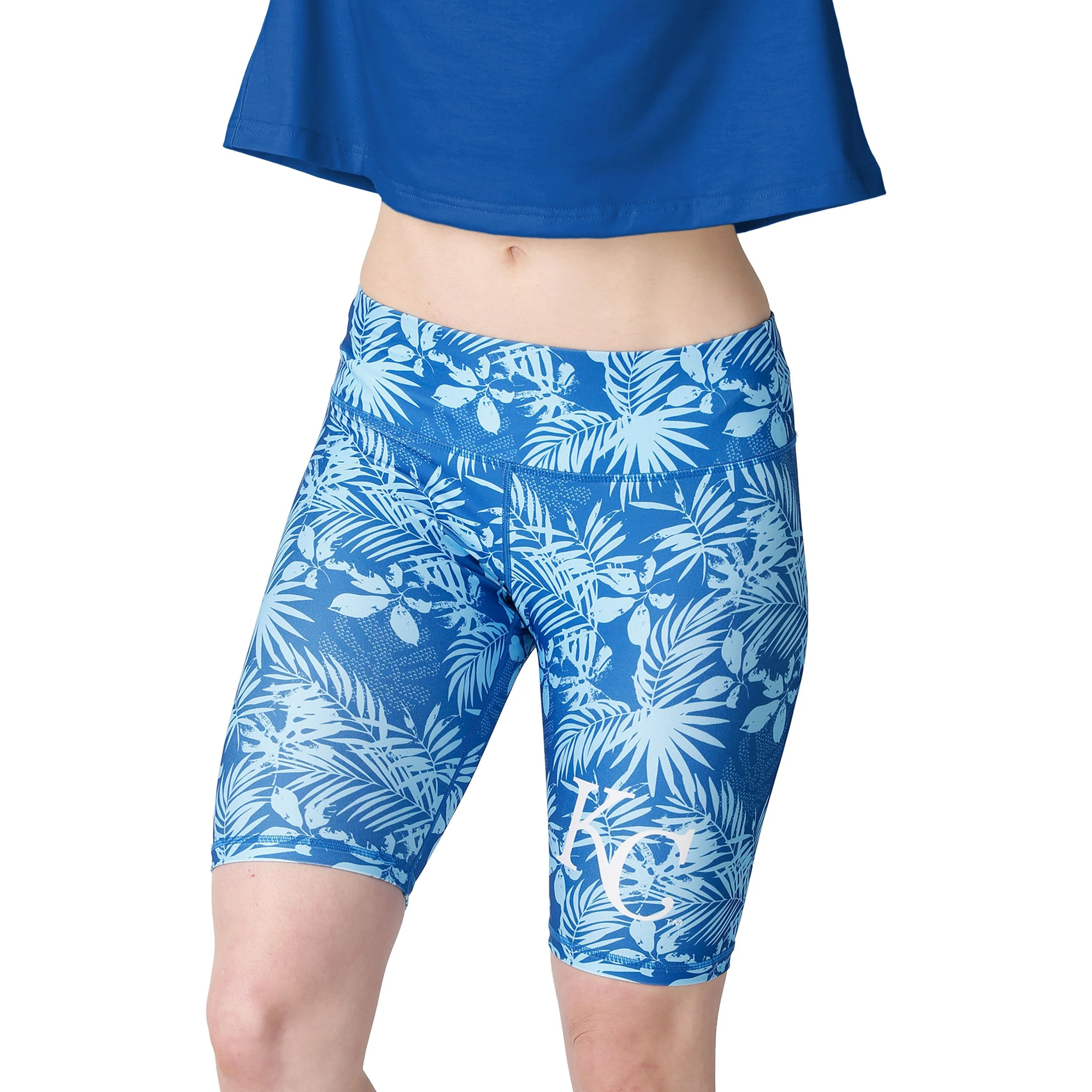 Kansas City Royals MLB Womens Floral Bike Shorts
