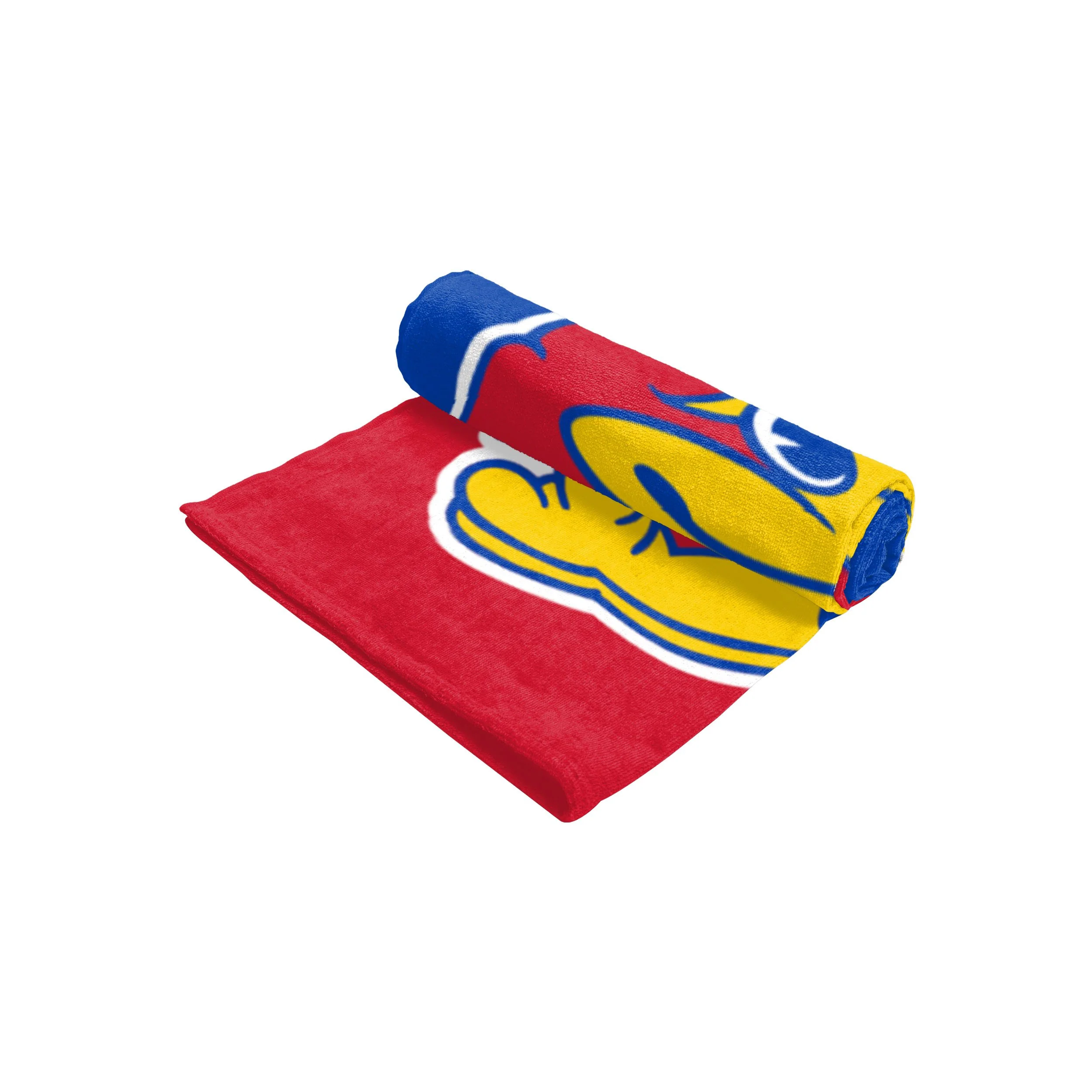 Kansas Jayhawks NCAA Big Logo Beach Towel - Image 3