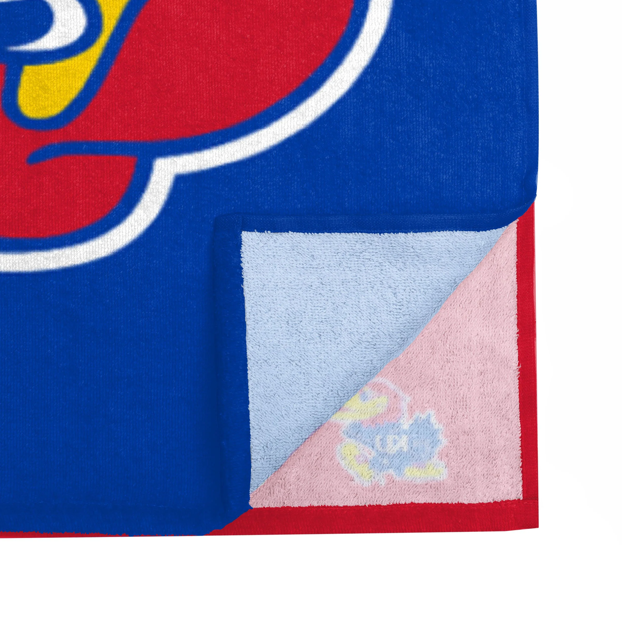 Kansas Jayhawks NCAA Big Logo Beach Towel - Image 4