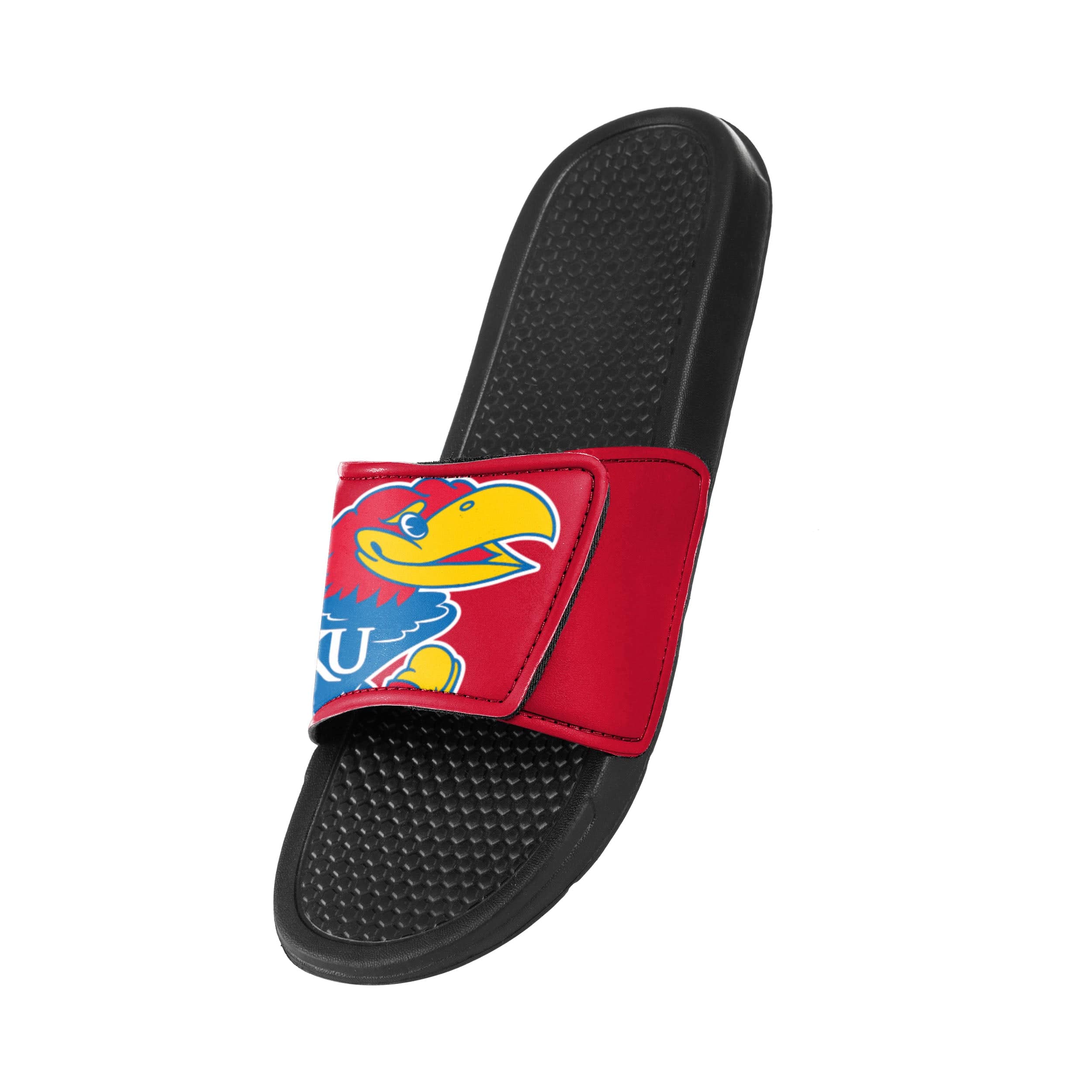 Kansas Jayhawks NCAA Mens Cropped Big Logo Slide - Image 3
