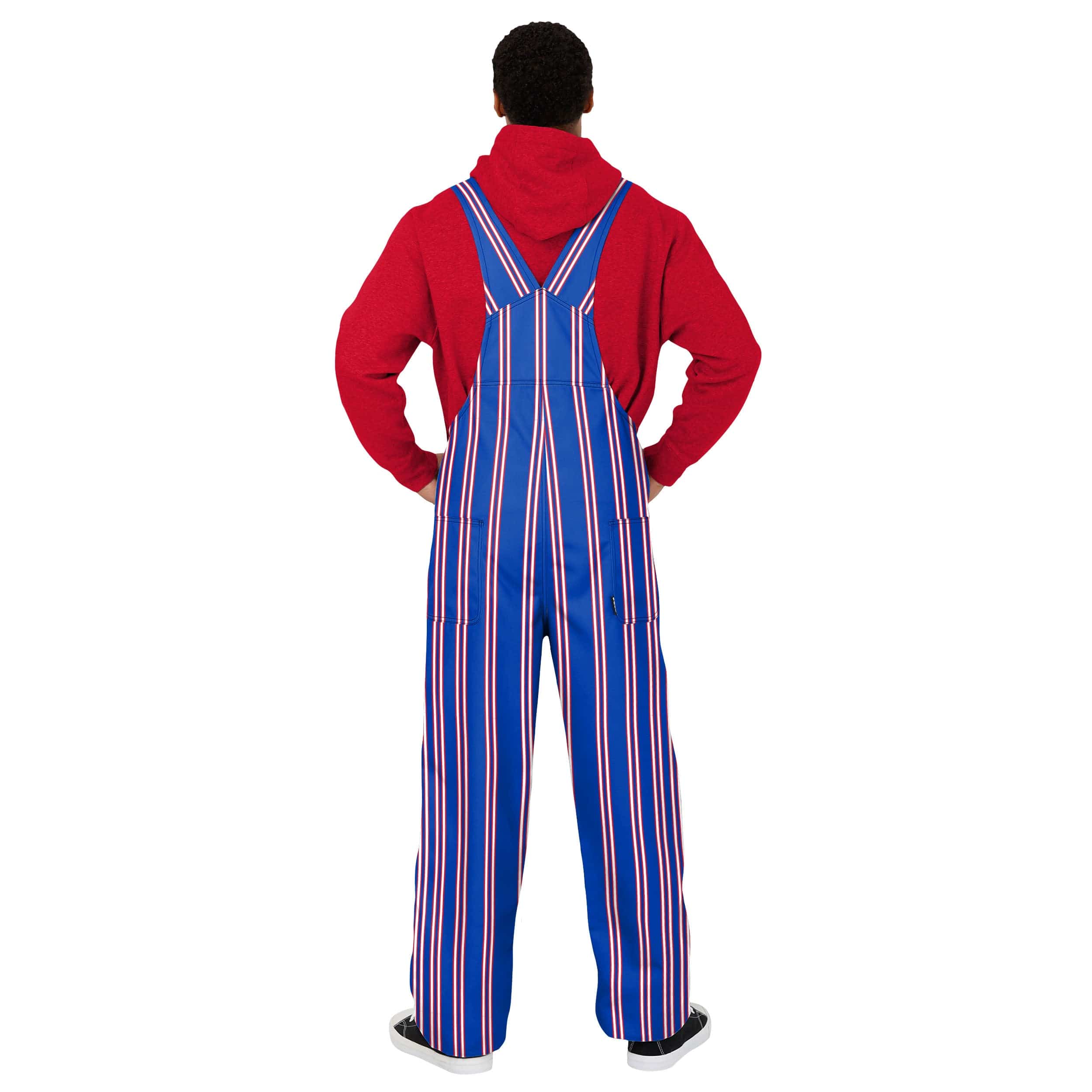 Kansas Jayhawks NCAA Mens Sideline Spirit Bib Overalls - Image 2