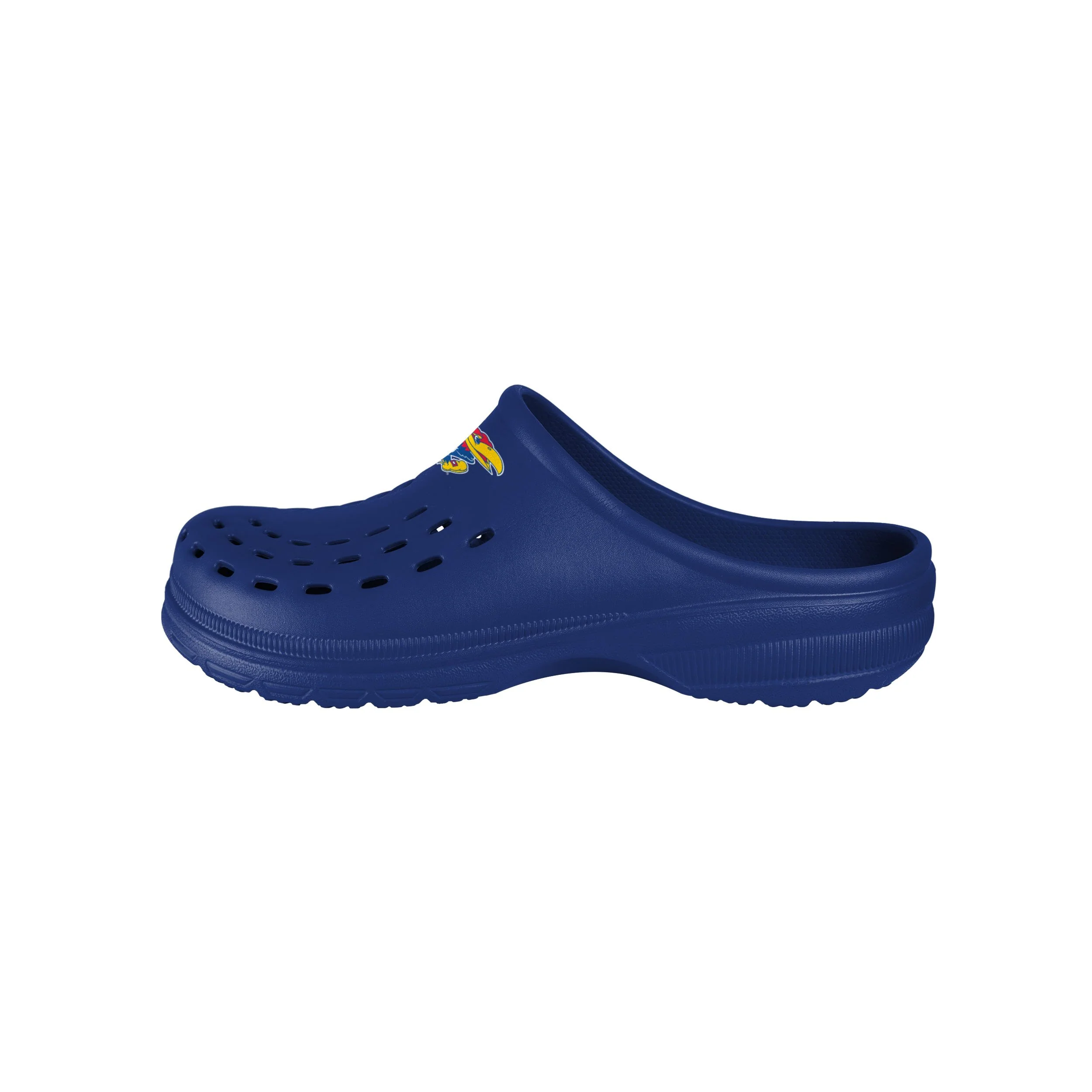 Kansas Jayhawks NCAA Mens Solid Clog - Image 2