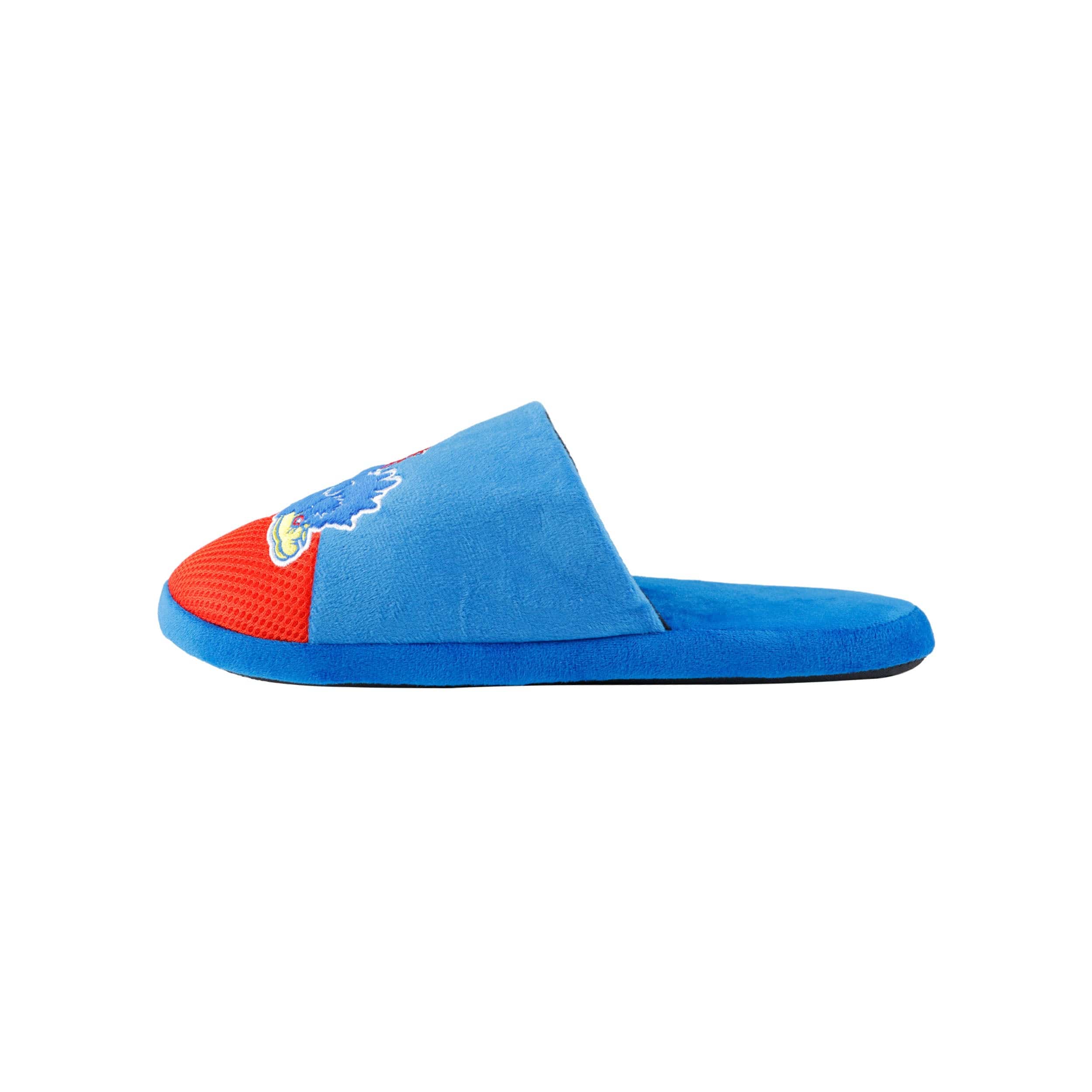 Kansas Jayhawks NCAA Mens Team Logo Staycation Slippers - Image 2