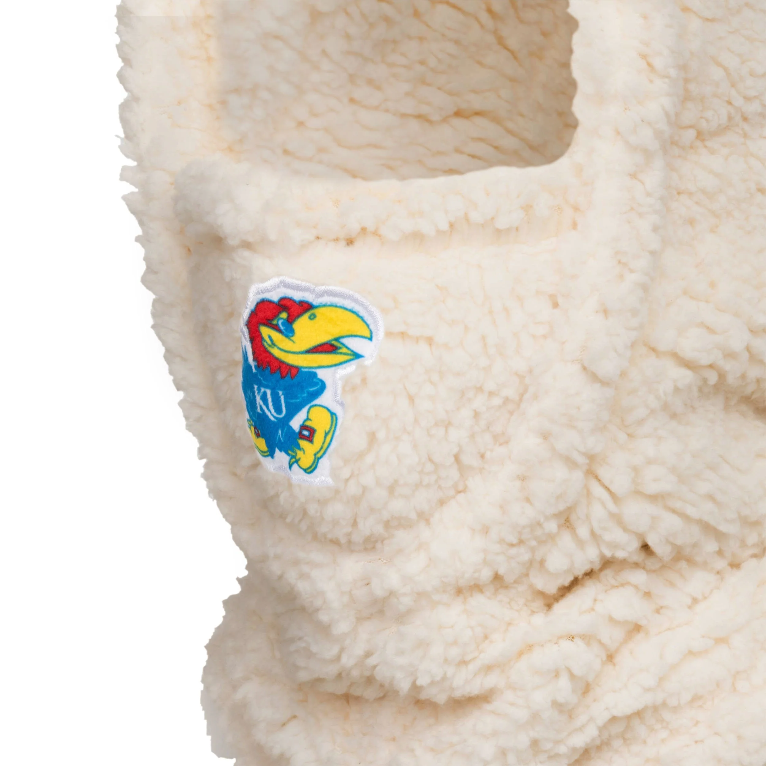 Kansas Jayhawks NCAA Sherpa Hooded Gaiter - Image 3
