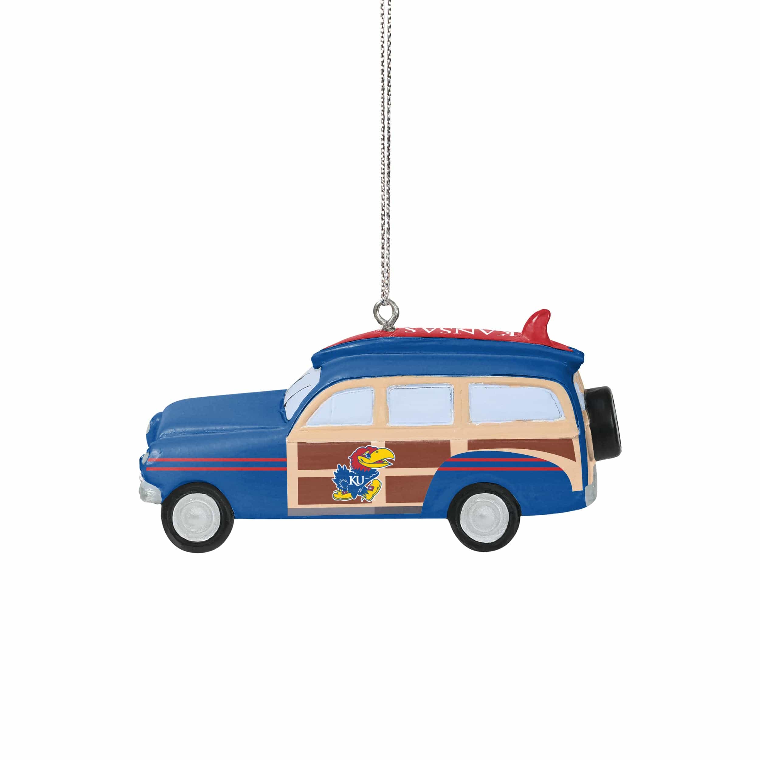 Kansas Jayhawks NCAA Station Wagon Ornament - Image 2