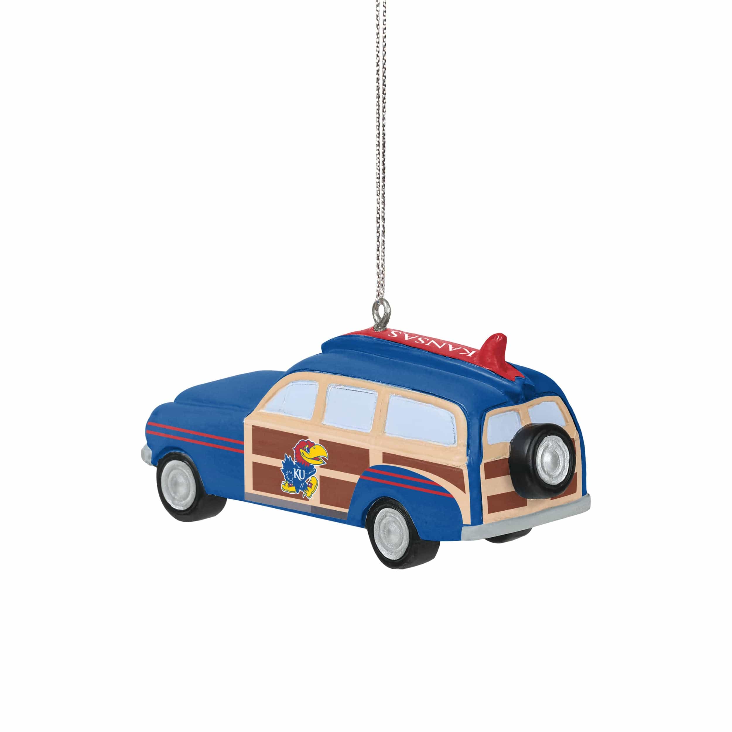 Kansas Jayhawks NCAA Station Wagon Ornament - Image 3