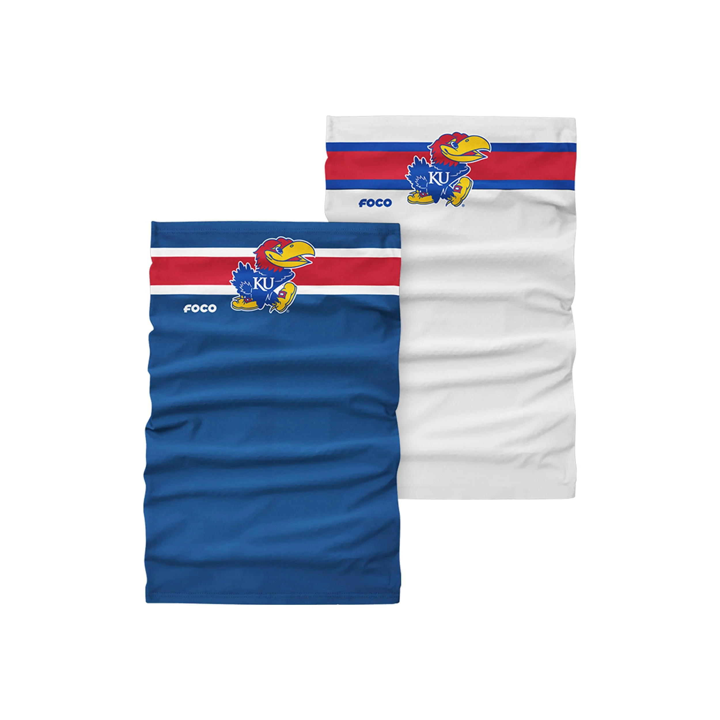 Kansas Jayhawks NCAA Stitched 2 Pack Gaiter Scarf - Image 2