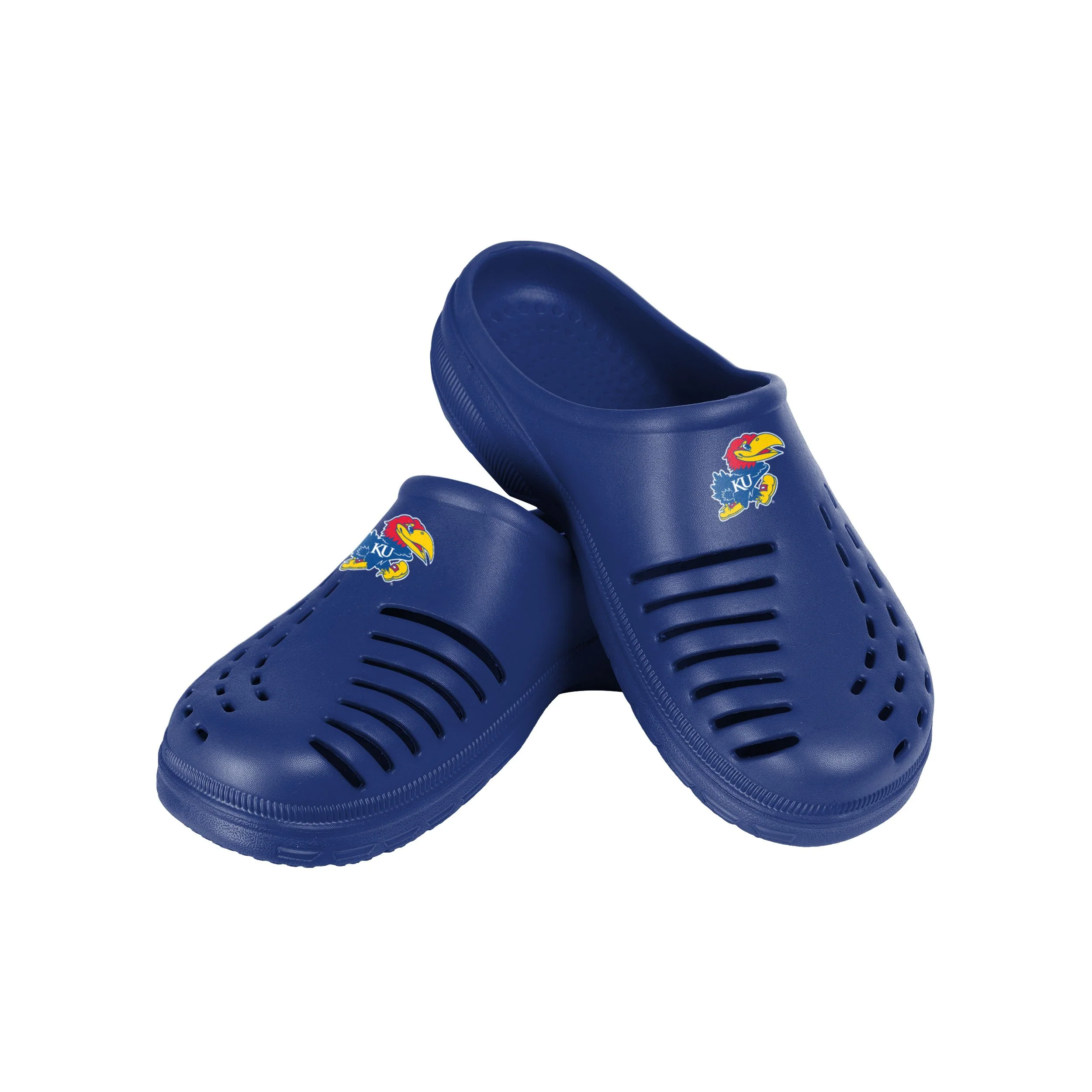 Kansas Jayhawks NCAA Womens Solid Clog