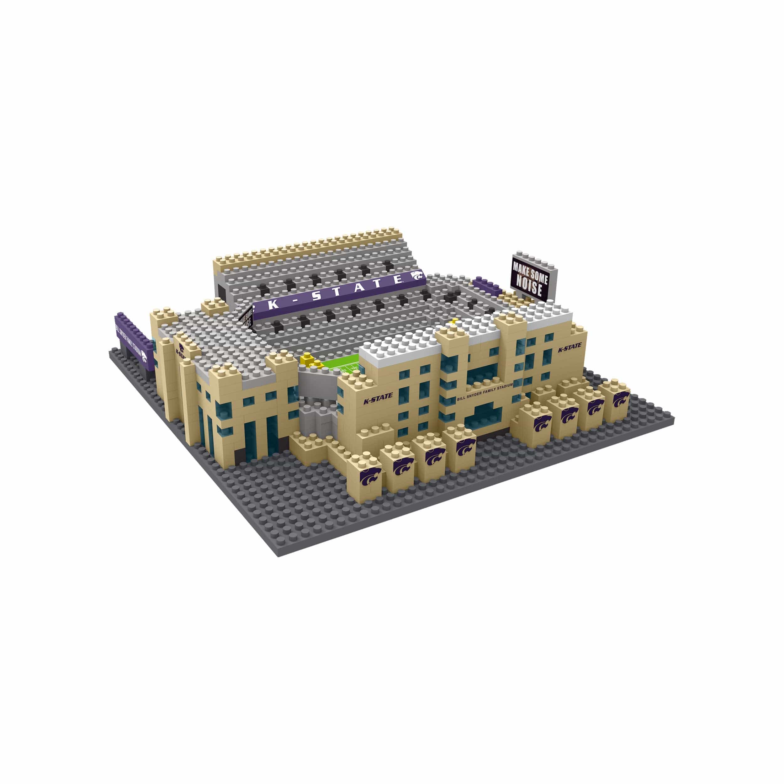 Kansas State Wildcats NCAA Bill Snyder Family Stadium Mini BRXLZ Stadium - Image 3