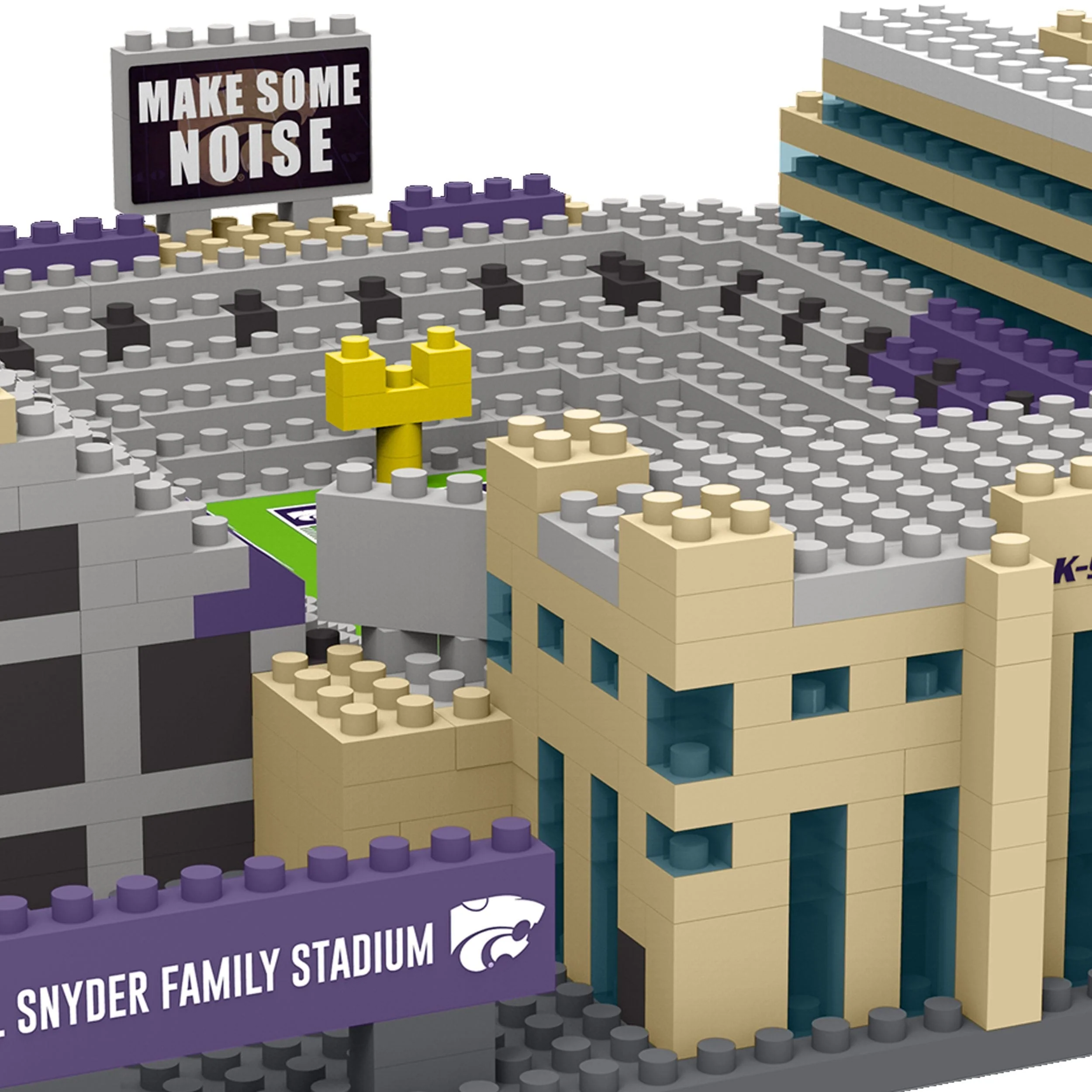 Kansas State Wildcats NCAA Bill Snyder Family Stadium Mini BRXLZ Stadium - Image 5