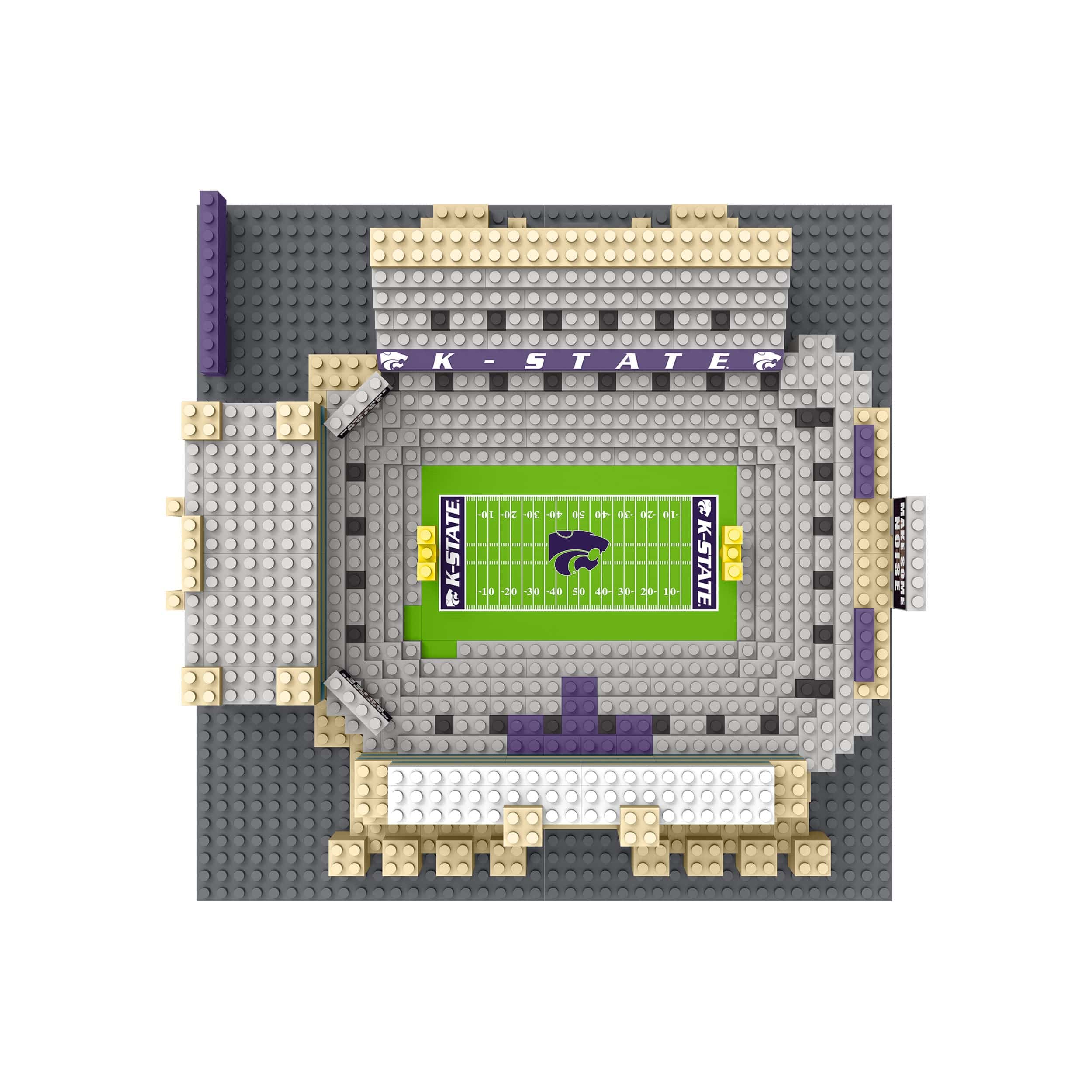 Kansas State Wildcats NCAA Bill Snyder Family Stadium Mini BRXLZ Stadium - Image 6