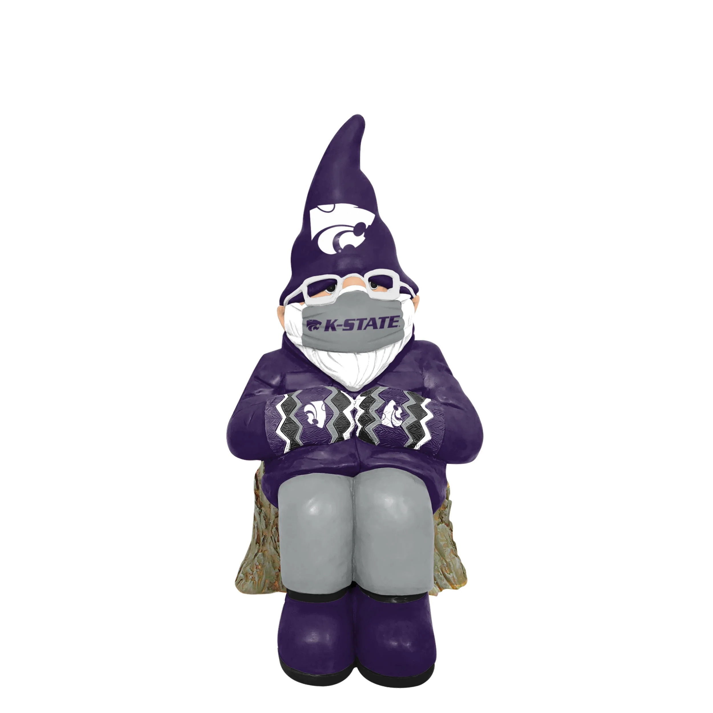 Kansas State Wildcats NCAA Bundled Up Gnome