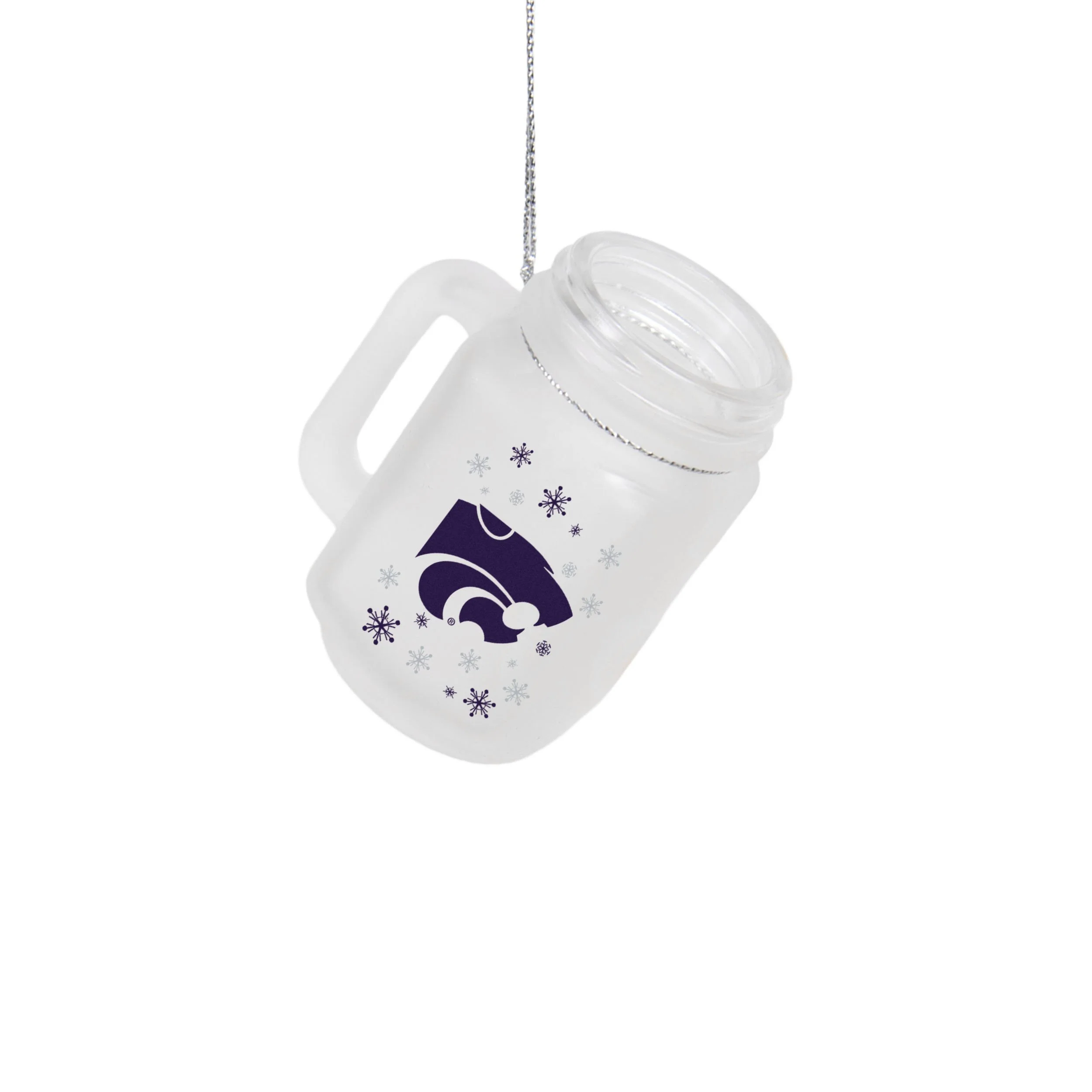 Kansas State Wildcats NCAA Mason Jar Ornament