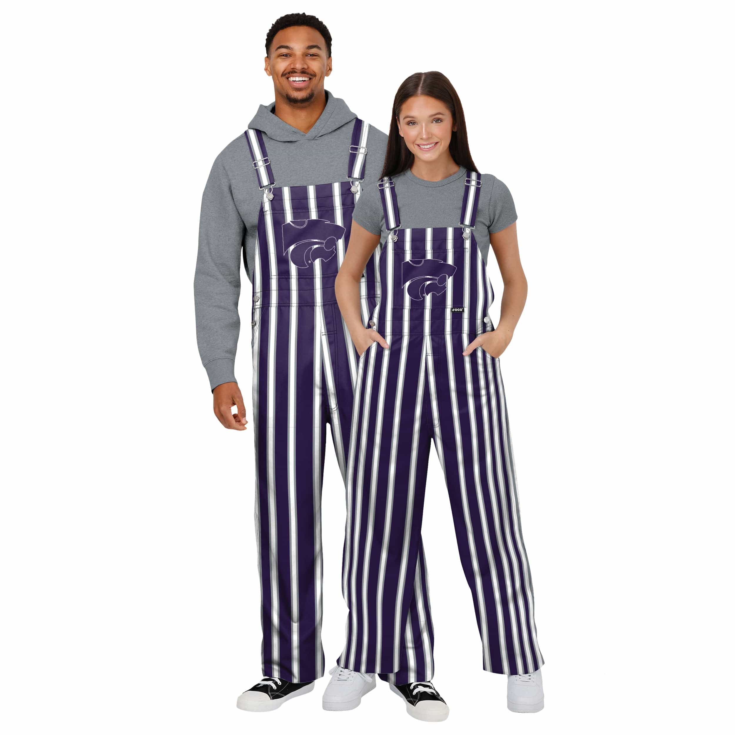 Kansas State Wildcats NCAA Mens Sideline Spirit Bib Overalls - Image 3