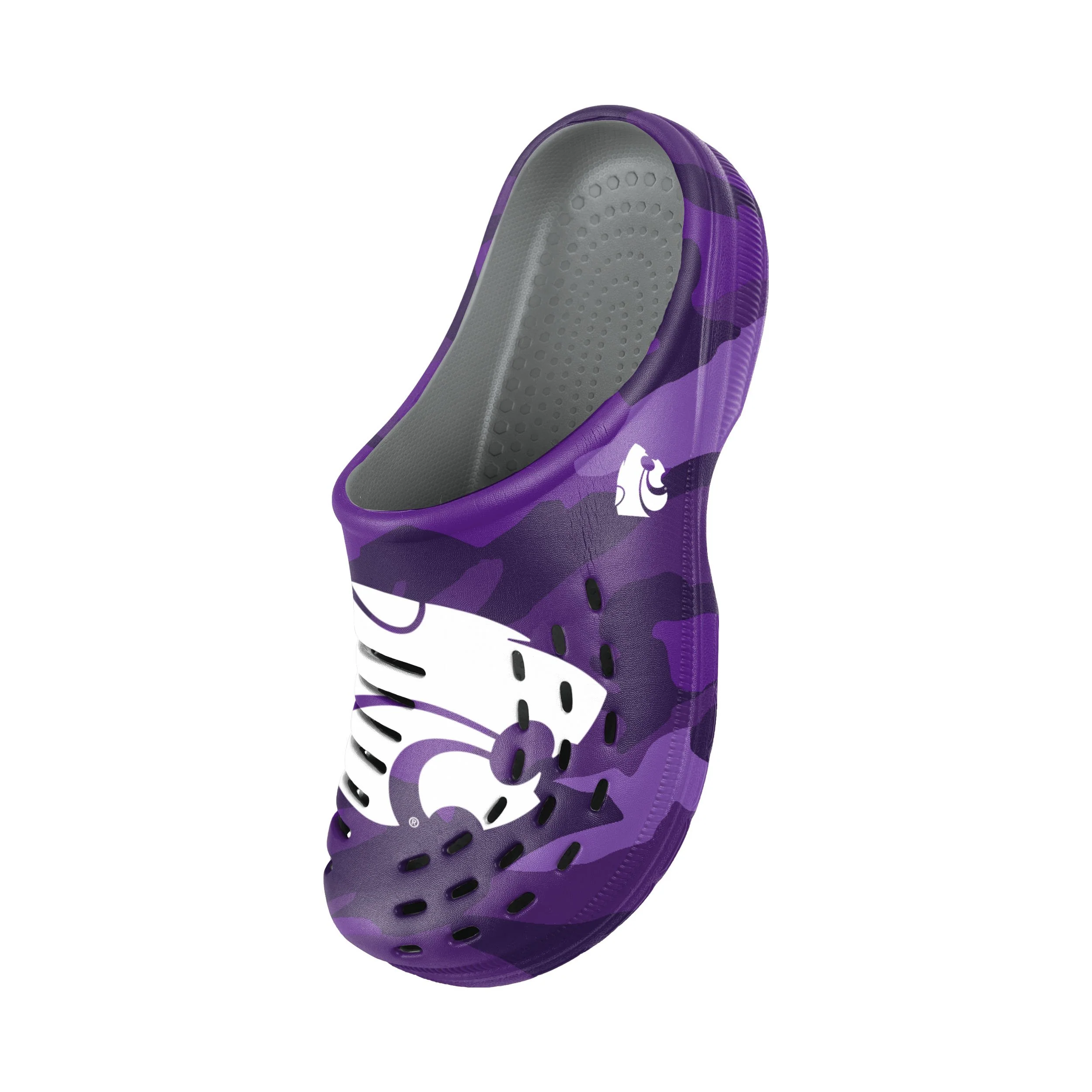 Kansas State Wildcats NCAA Mens Tonal Camo Clog - Image 3