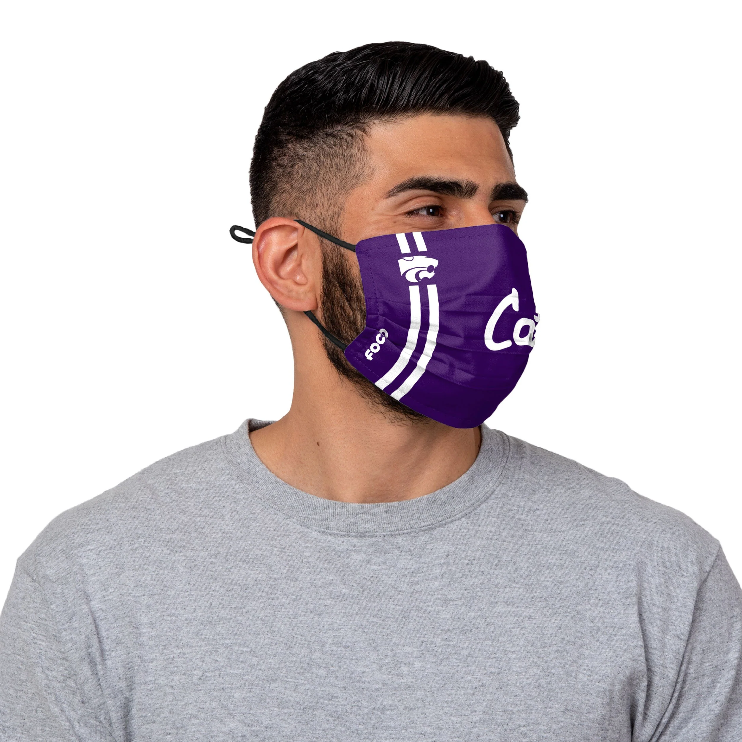 Kansas State Wildcats NCAA On-Field Sideline Logo Retro Face Cover - Image 2