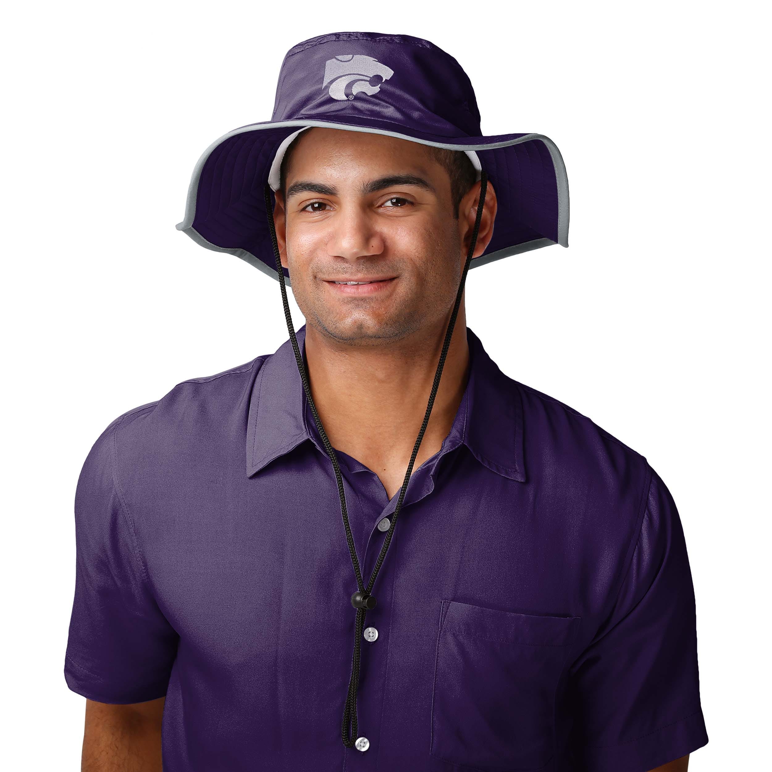 Kansas State Wildcats NCAA Solid Boonie Hat - Image 2