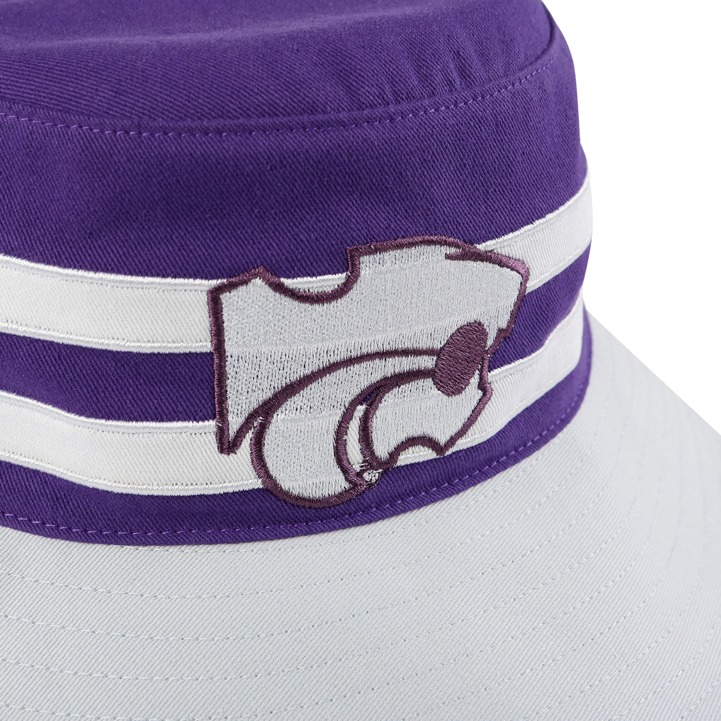 Kansas State Wildcats NCAA Team Stripe Bucket Hat - Image 3