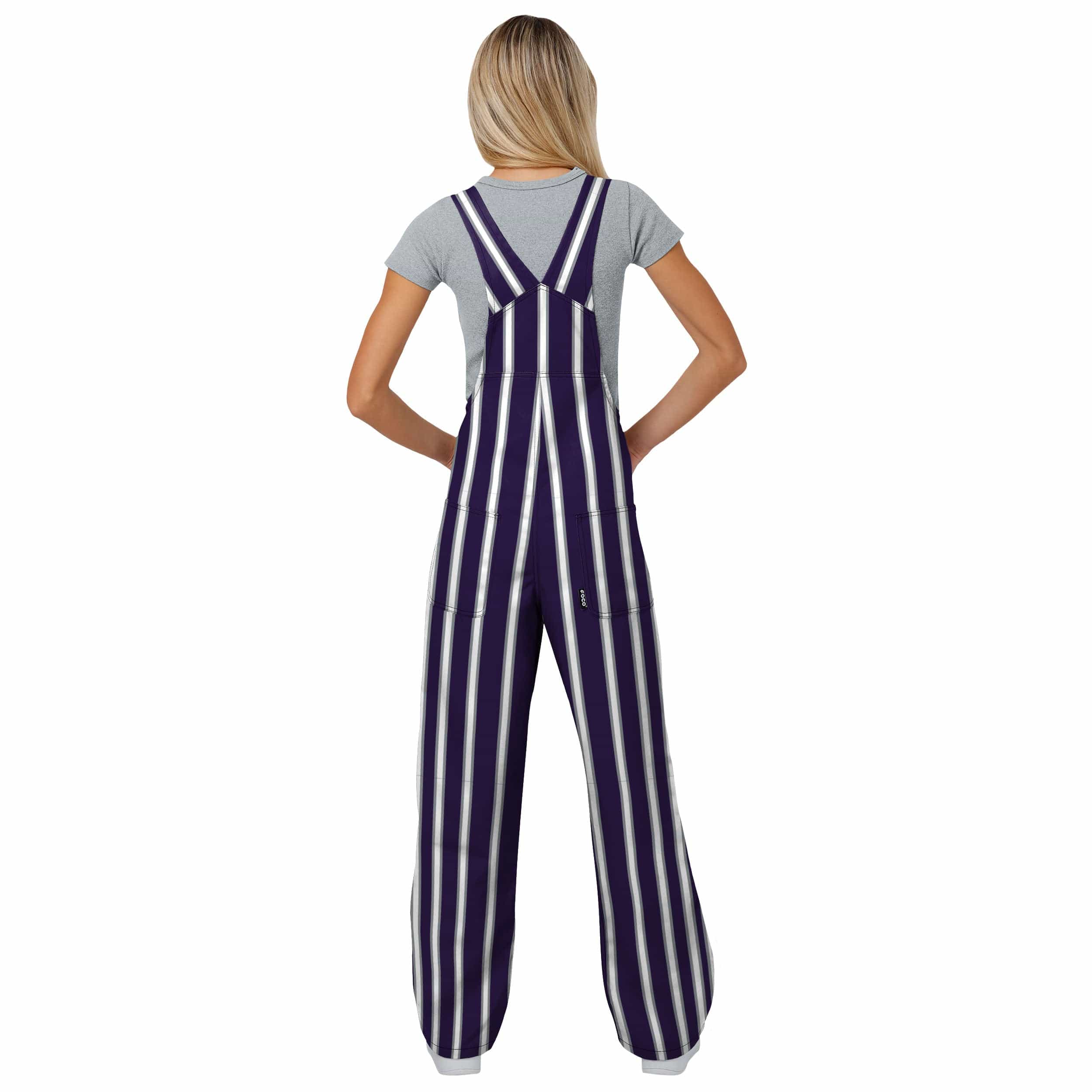 Kansas State Wildcats NCAA Womens Sideline Spirit Bib Overalls - Image 2