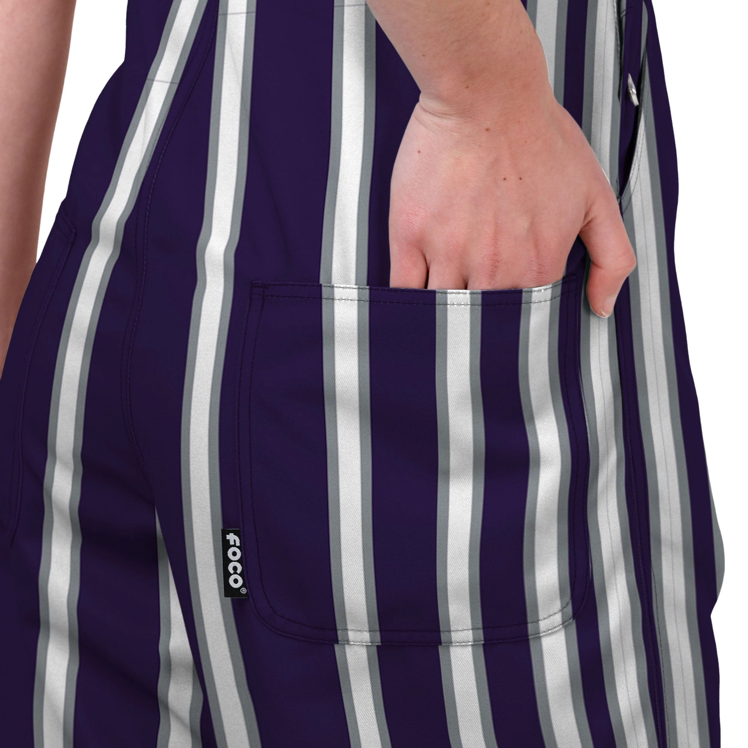 Kansas State Wildcats NCAA Womens Sideline Spirit Bib Overalls - Image 6