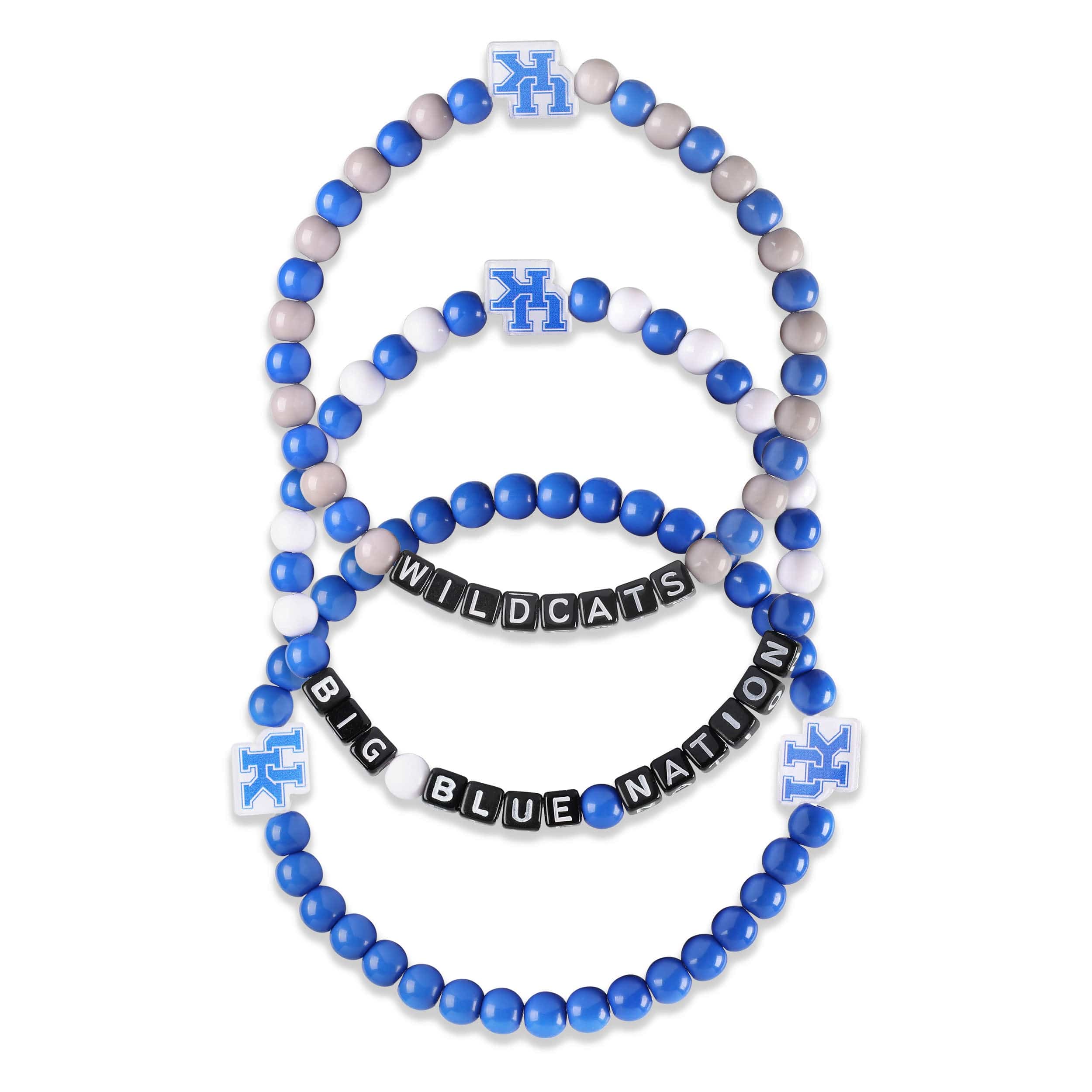 Kentucky Wildcats NCAA 3 Pack Beaded Friendship Bracelet