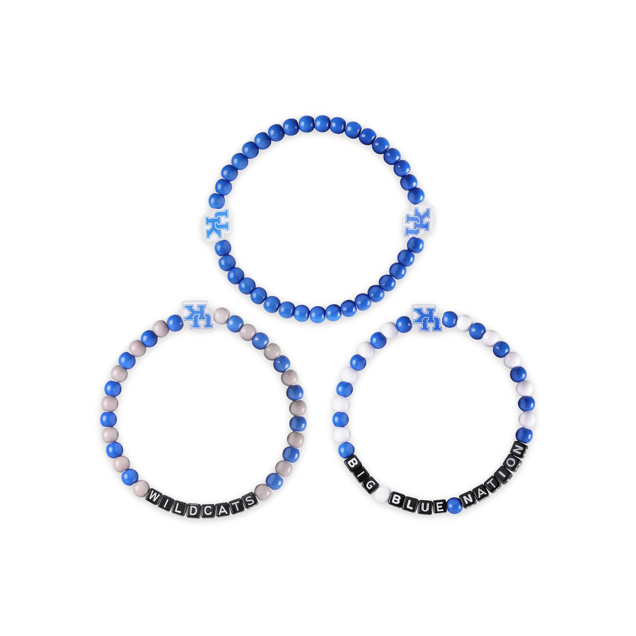 Kentucky Wildcats NCAA 3 Pack Beaded Friendship Bracelet - Image 3