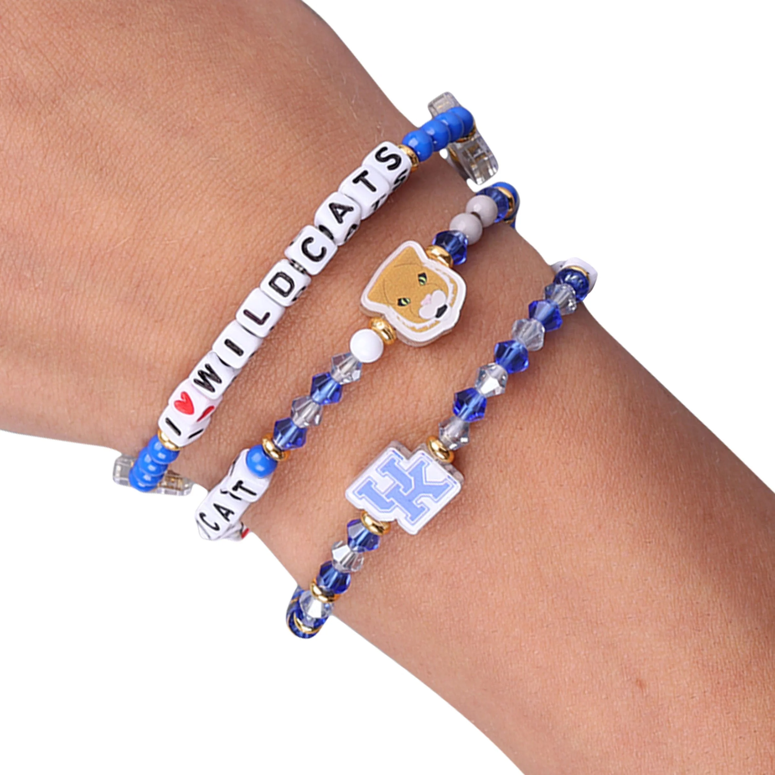 Kentucky Wildcats NCAA 3 Pack Friendship Bracelet - Image 4