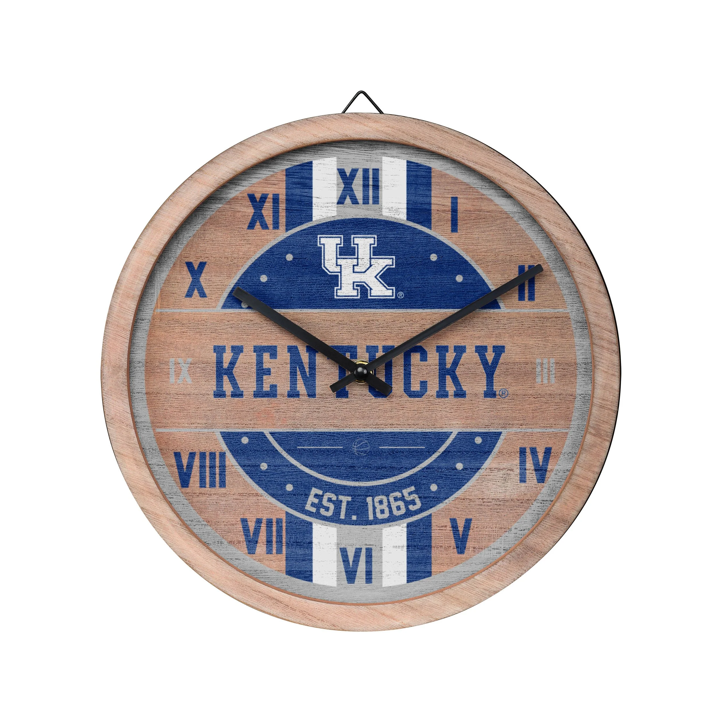 Kentucky Wildcats NCAA Barrel Wall Clock
