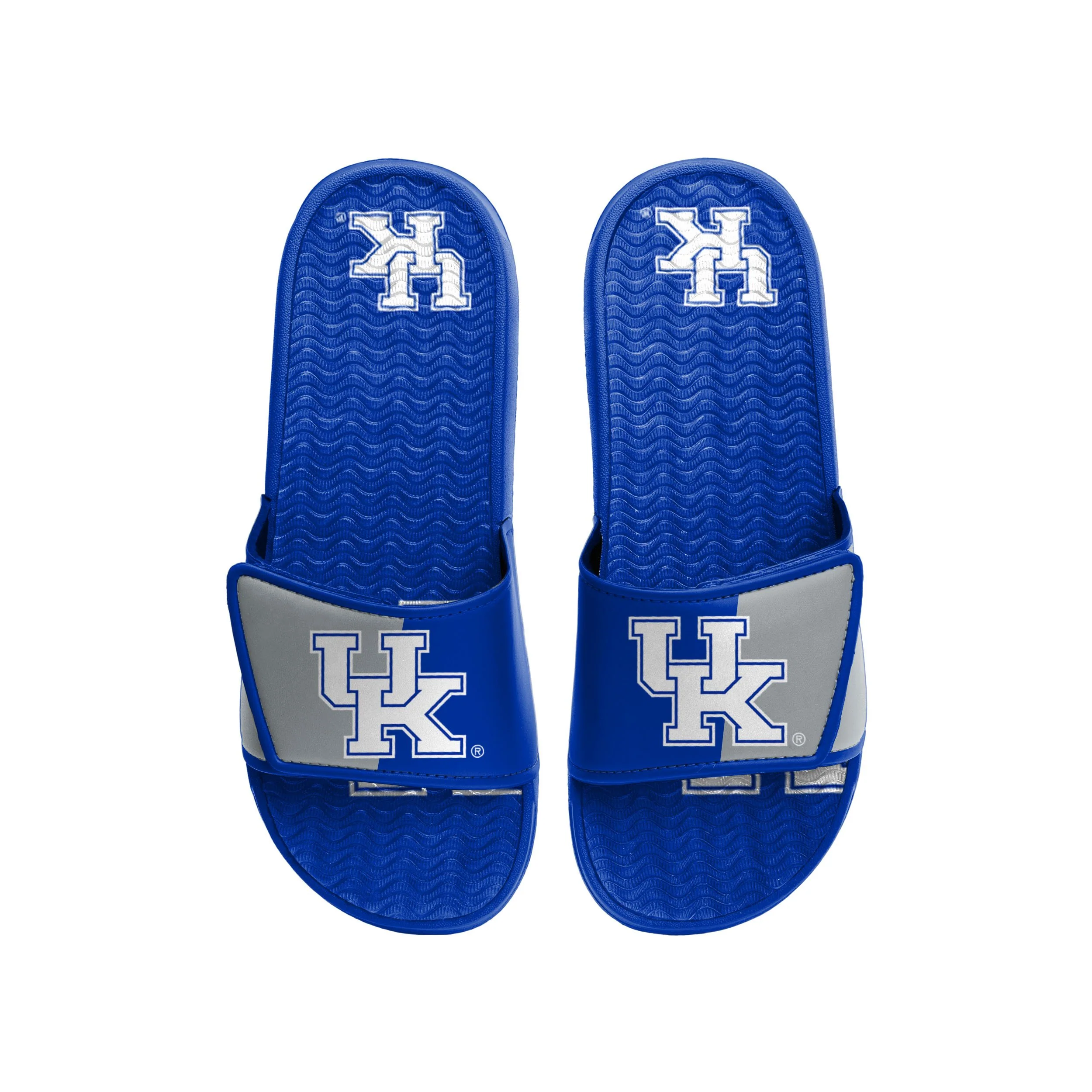 Kentucky Wildcats NCAA Mens Colorblock Big Logo Gel Slide - Image 2