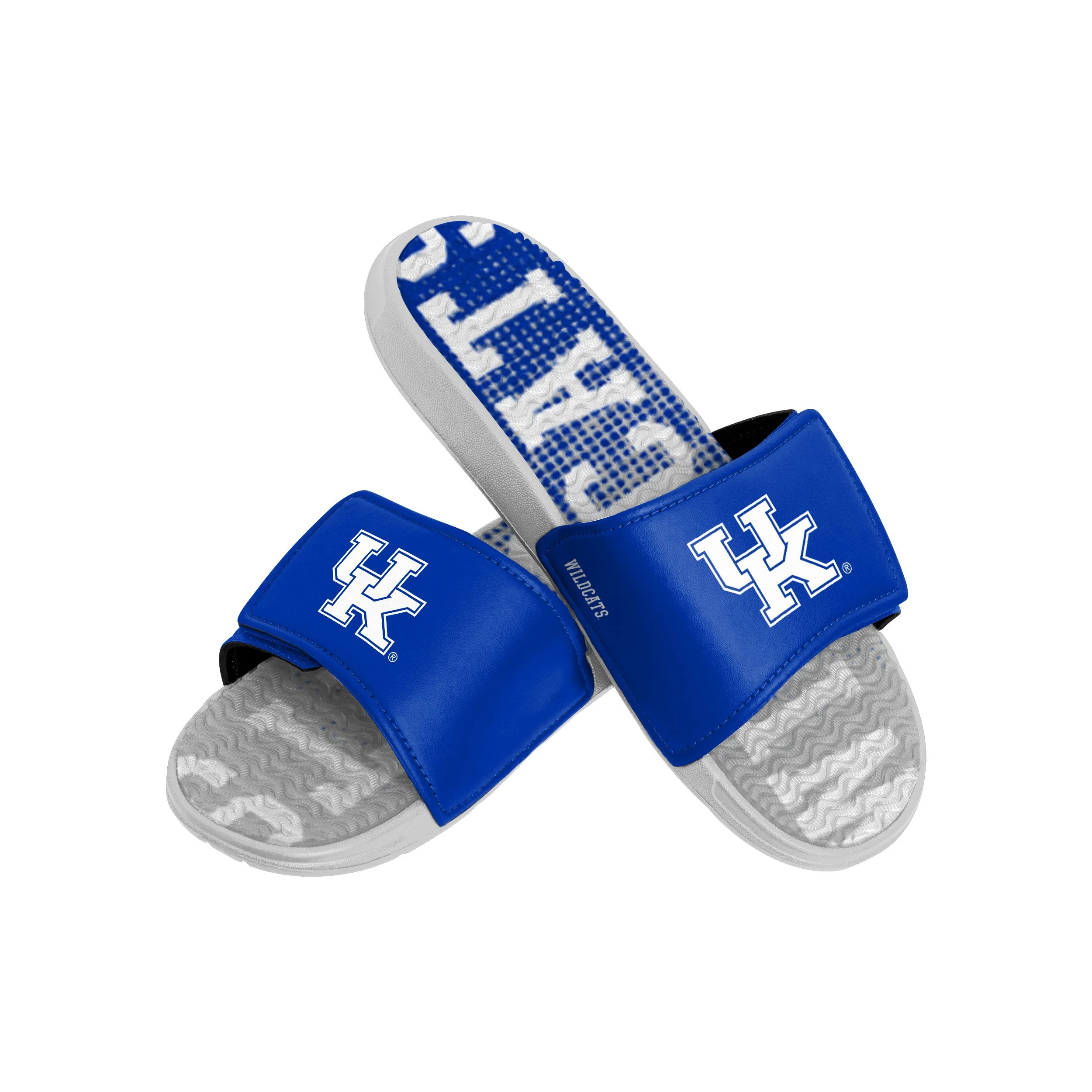 Kentucky Wildcats NCAA Mens Gradient Wordmark Gel Slide