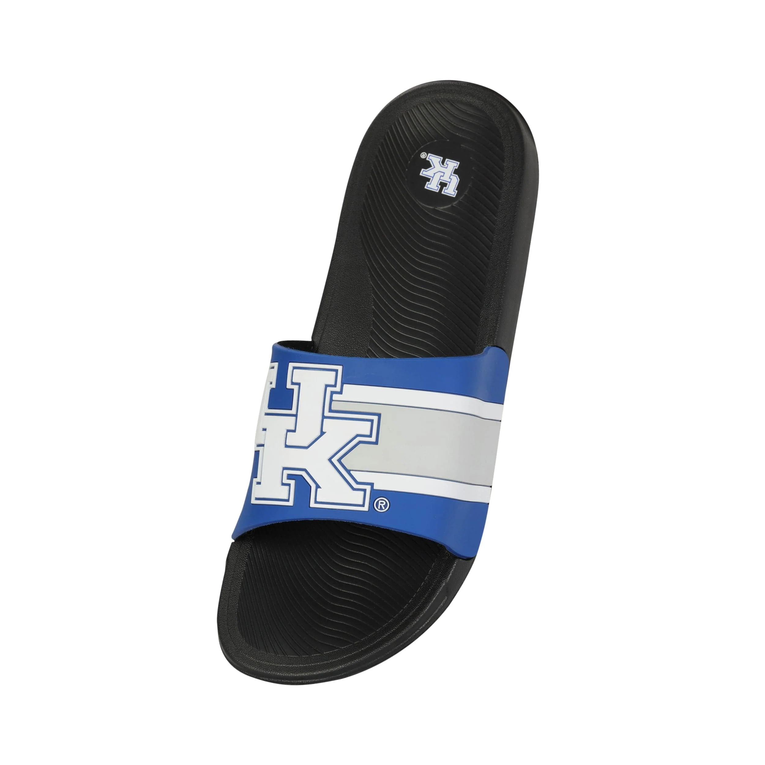 Kentucky Wildcats NCAA Mens Striped Big Logo Raised Slide - Image 3
