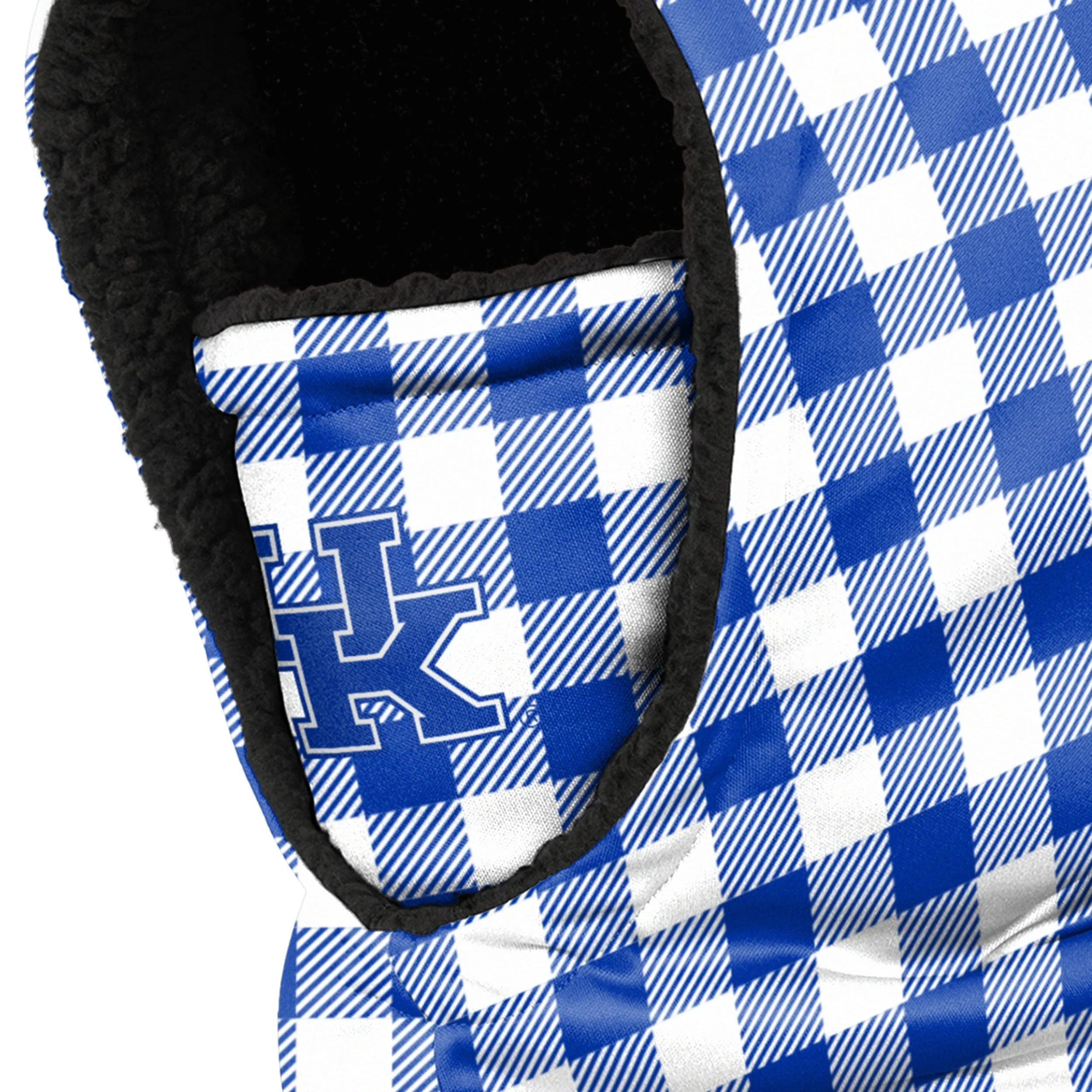 Kentucky Wildcats NCAA Plaid Hooded Gaiter - Image 3