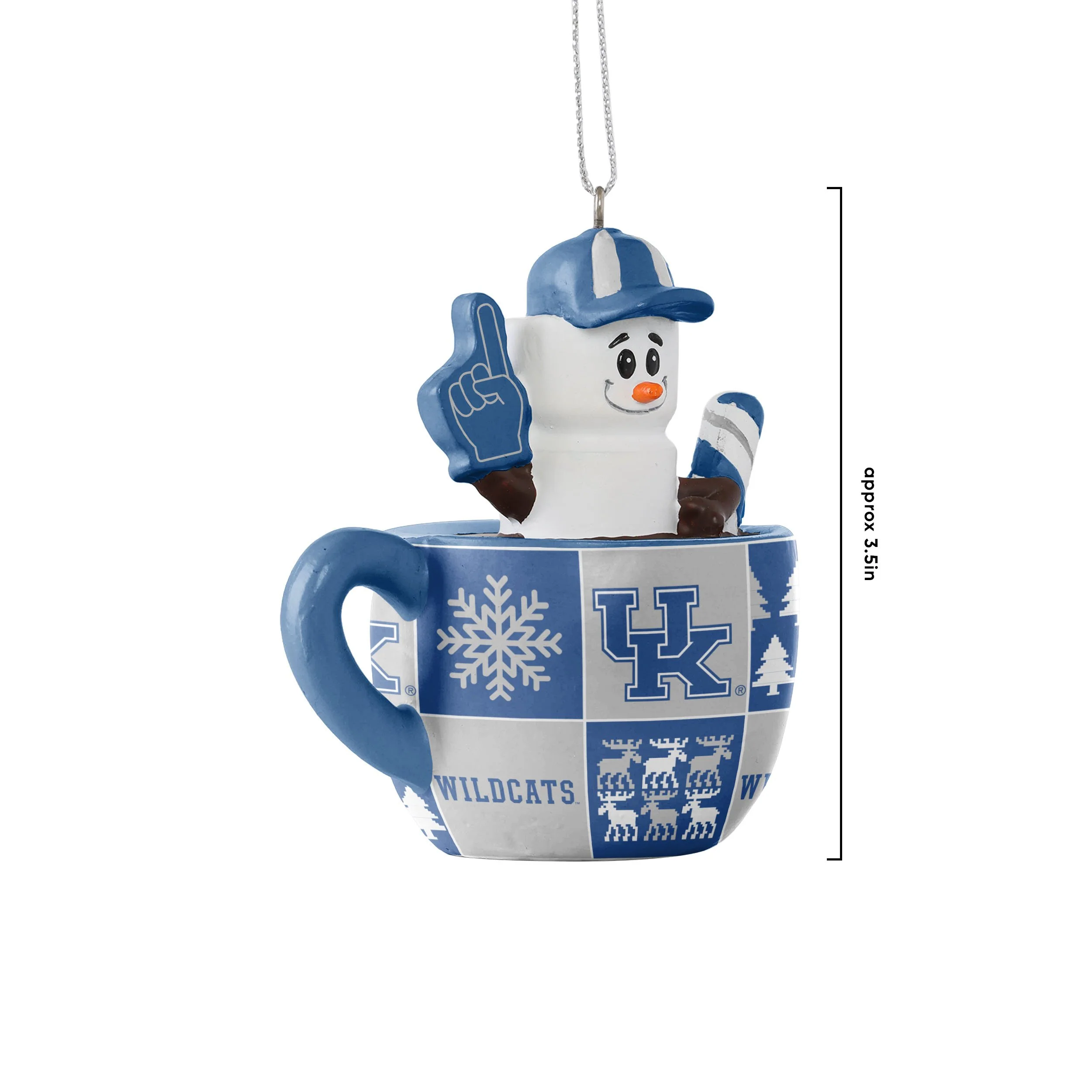 Kentucky Wildcats NCAA Smores Mug Ornament - Image 3