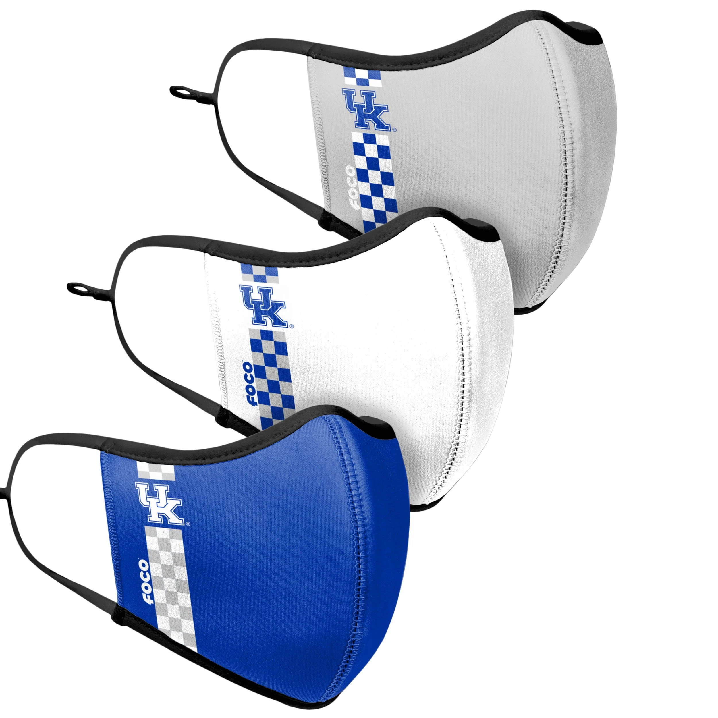 Kentucky Wildcats NCAA Sport 3 Pack Face Cover - Image 3