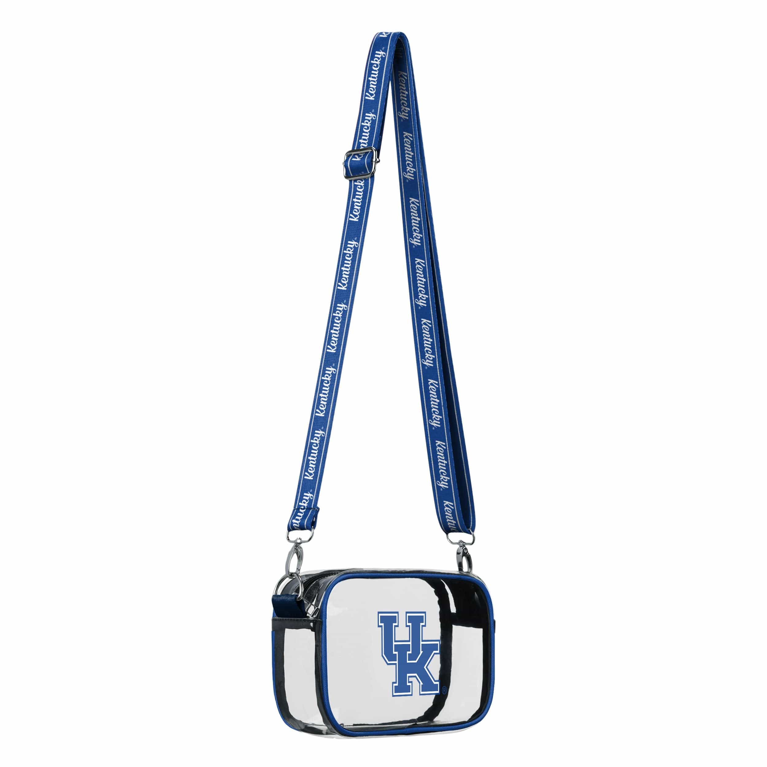 Kentucky Wildcats NCAA Team Stripe Clear Crossbody Bag - Image 2