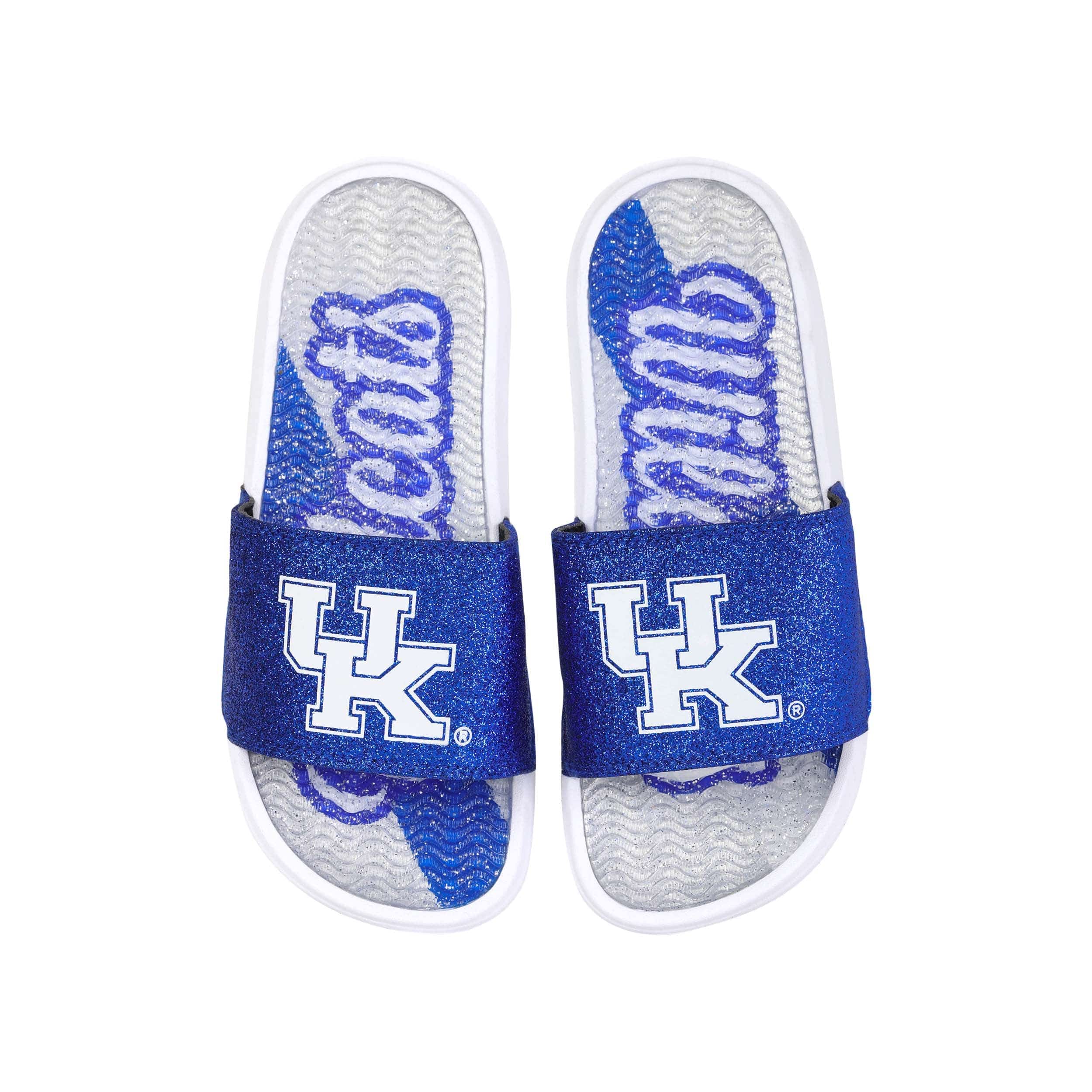 Kentucky Wildcats NCAA Womens Glitter Gel Slide - Image 3