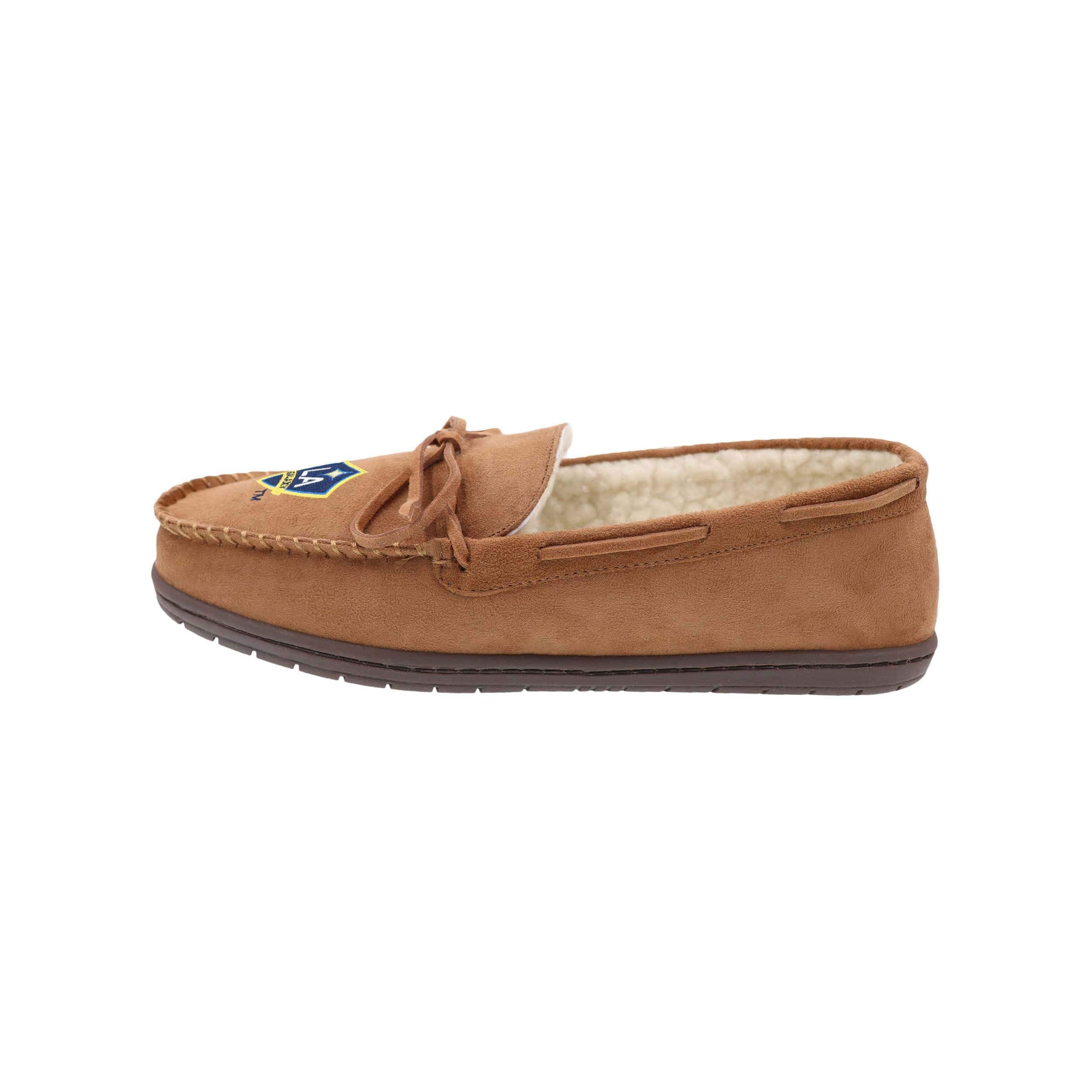 LA Galaxy MLS Mens Moccasin Slippers - Image 4