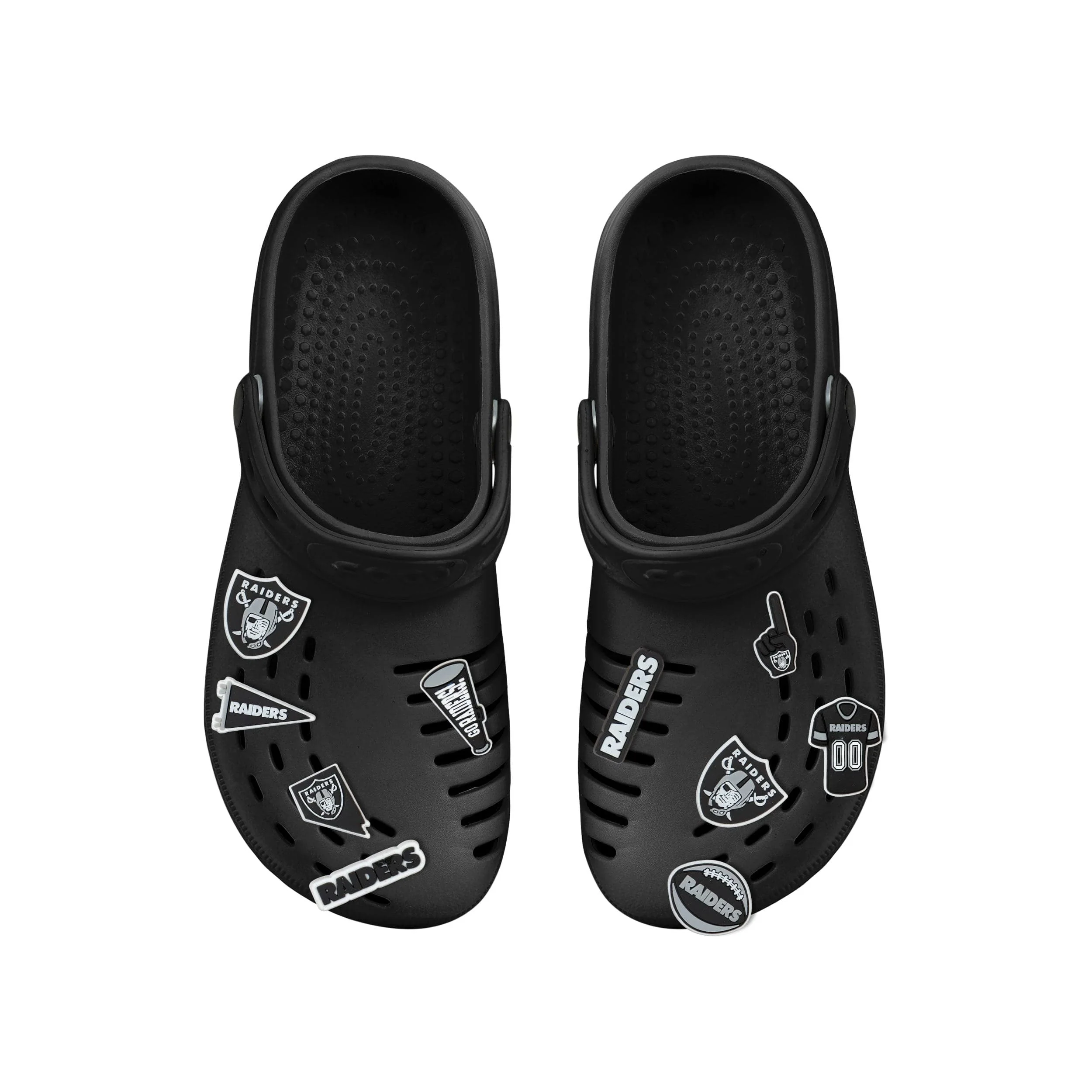 Las Vegas Raiders NFL 10 Pack Team Clog Charms - Image 4