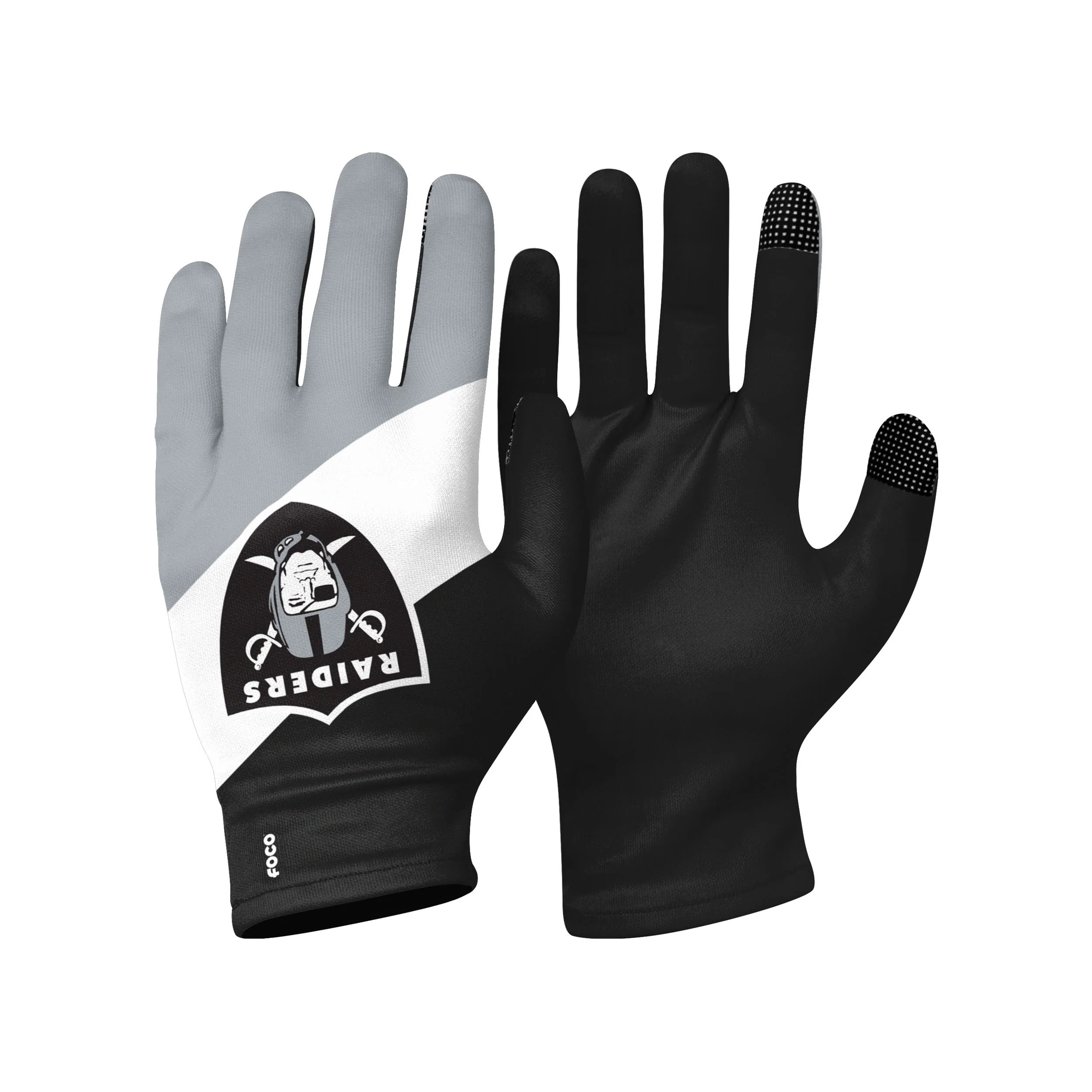 Las Vegas Raiders NFL 2 Pack Reusable Stretch Gloves - Image 3