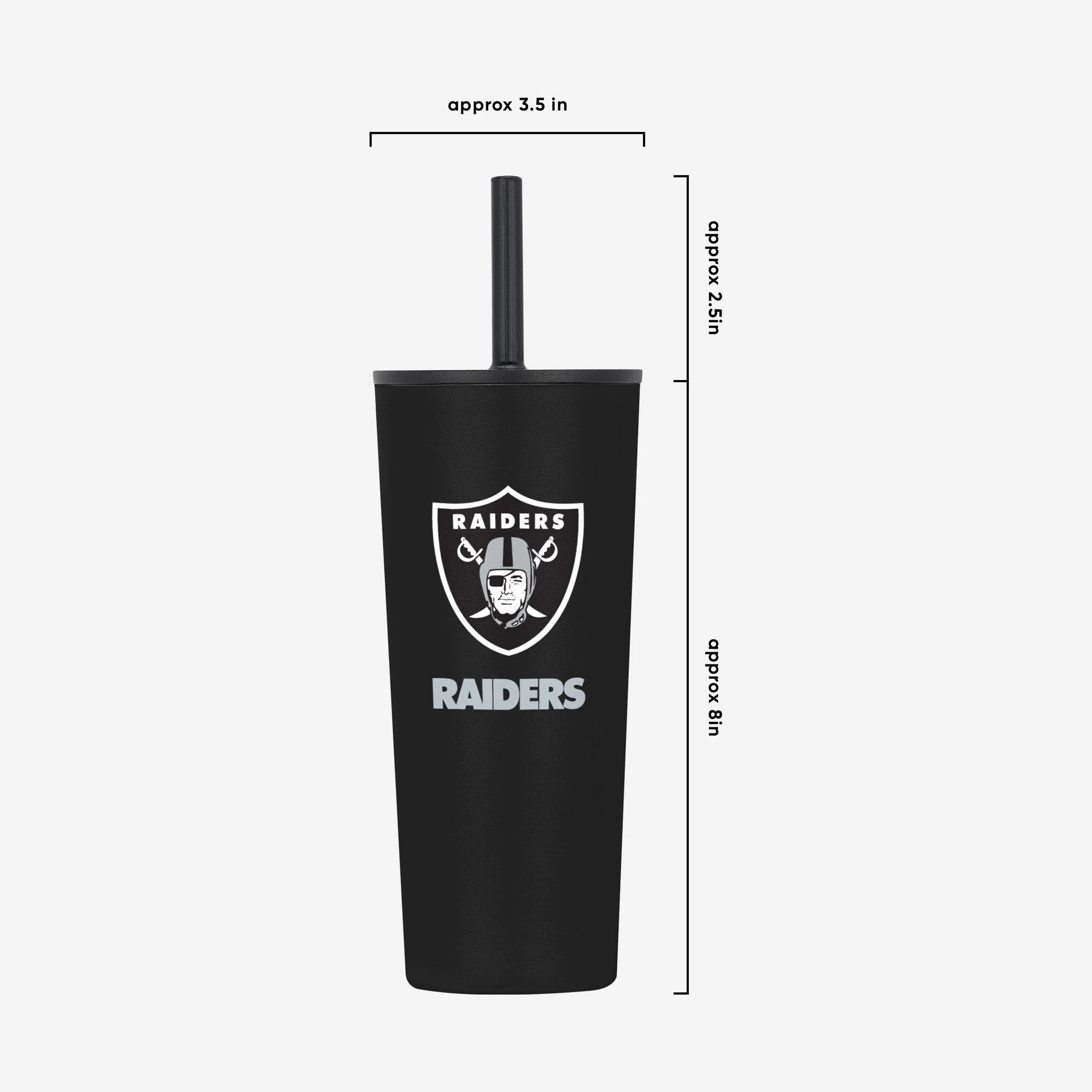 Las Vegas Raiders NFL 22 oz Travel Tumbler - Image 5