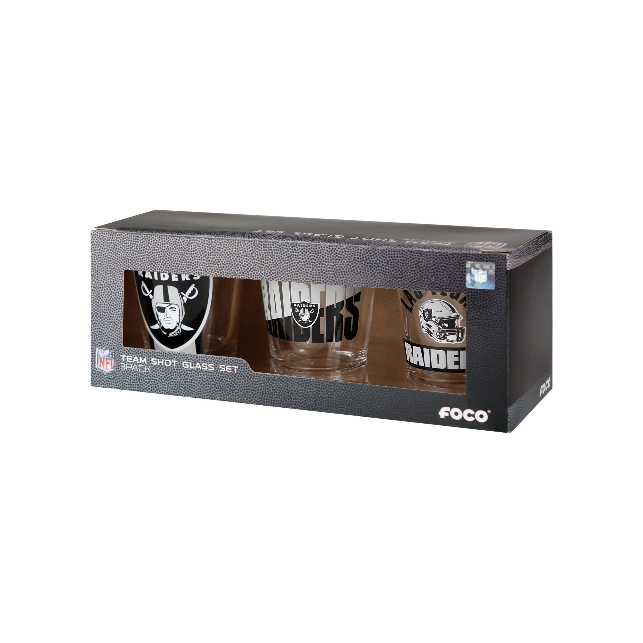 Las Vegas Raiders NFL 3 Pack Shot Glass - Image 5