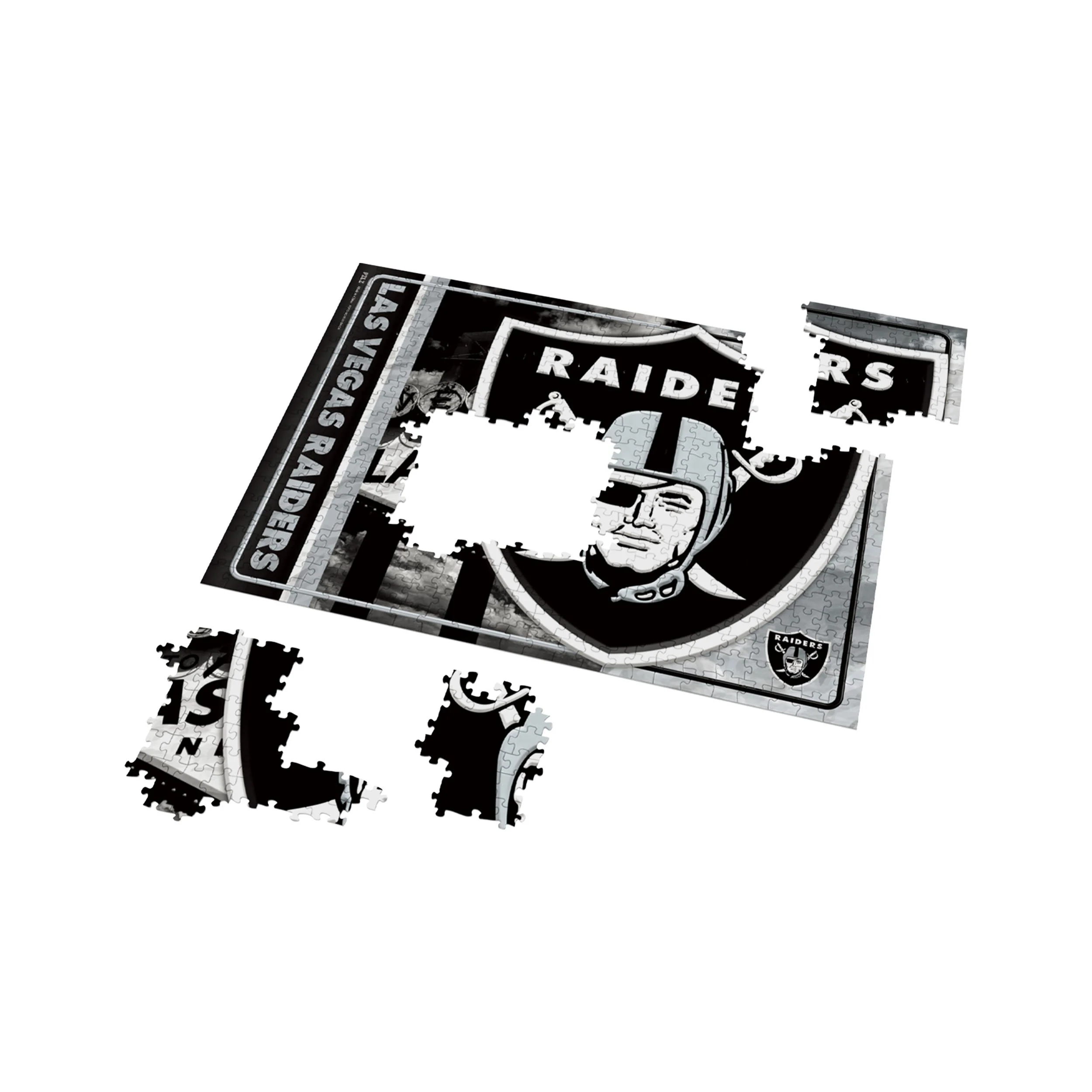 Las Vegas Raiders NFL Big Logo 500 Piece Jigsaw Puzzle PZLZ - Image 3
