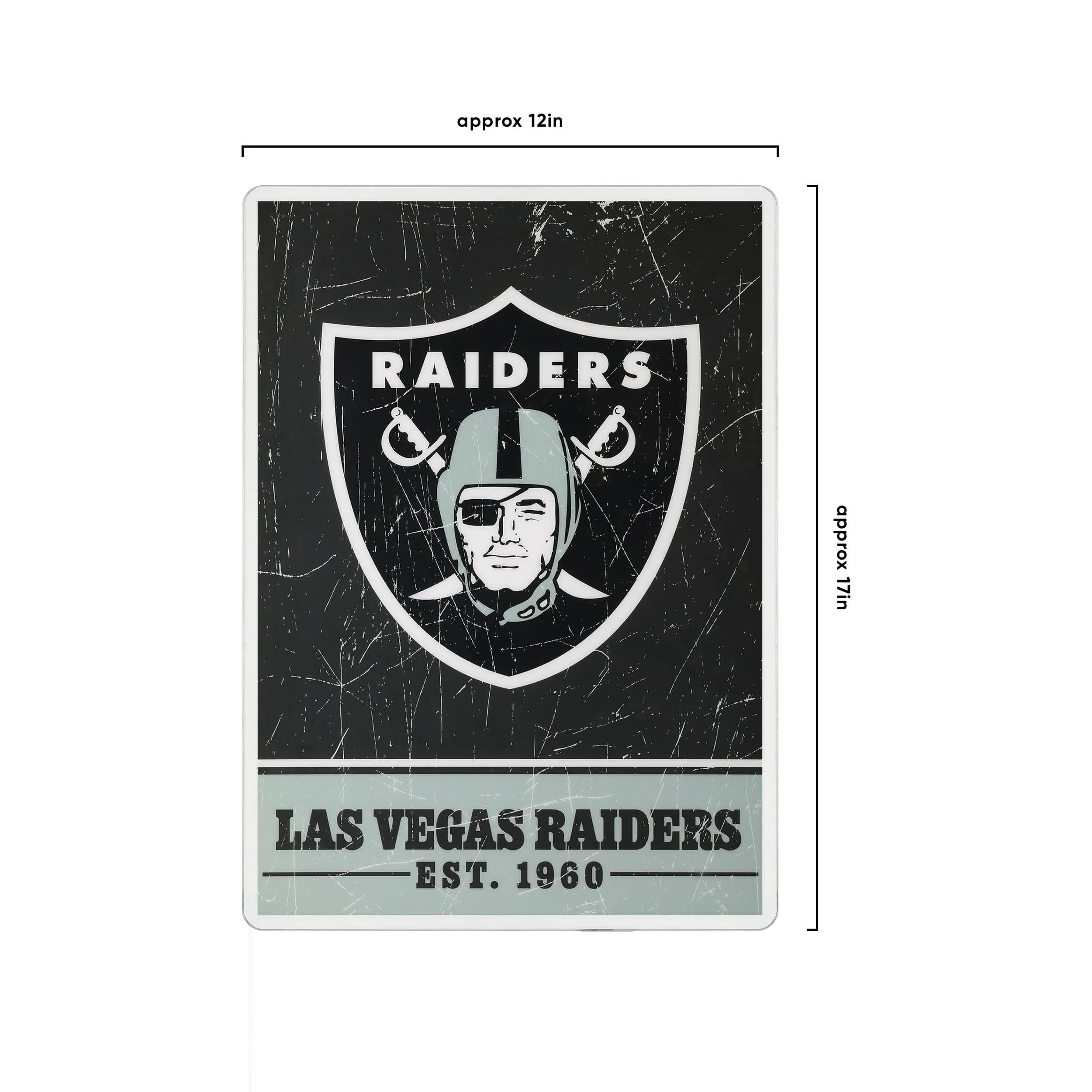 Las Vegas Raiders NFL Big Logo Backlit Sign - Image 4