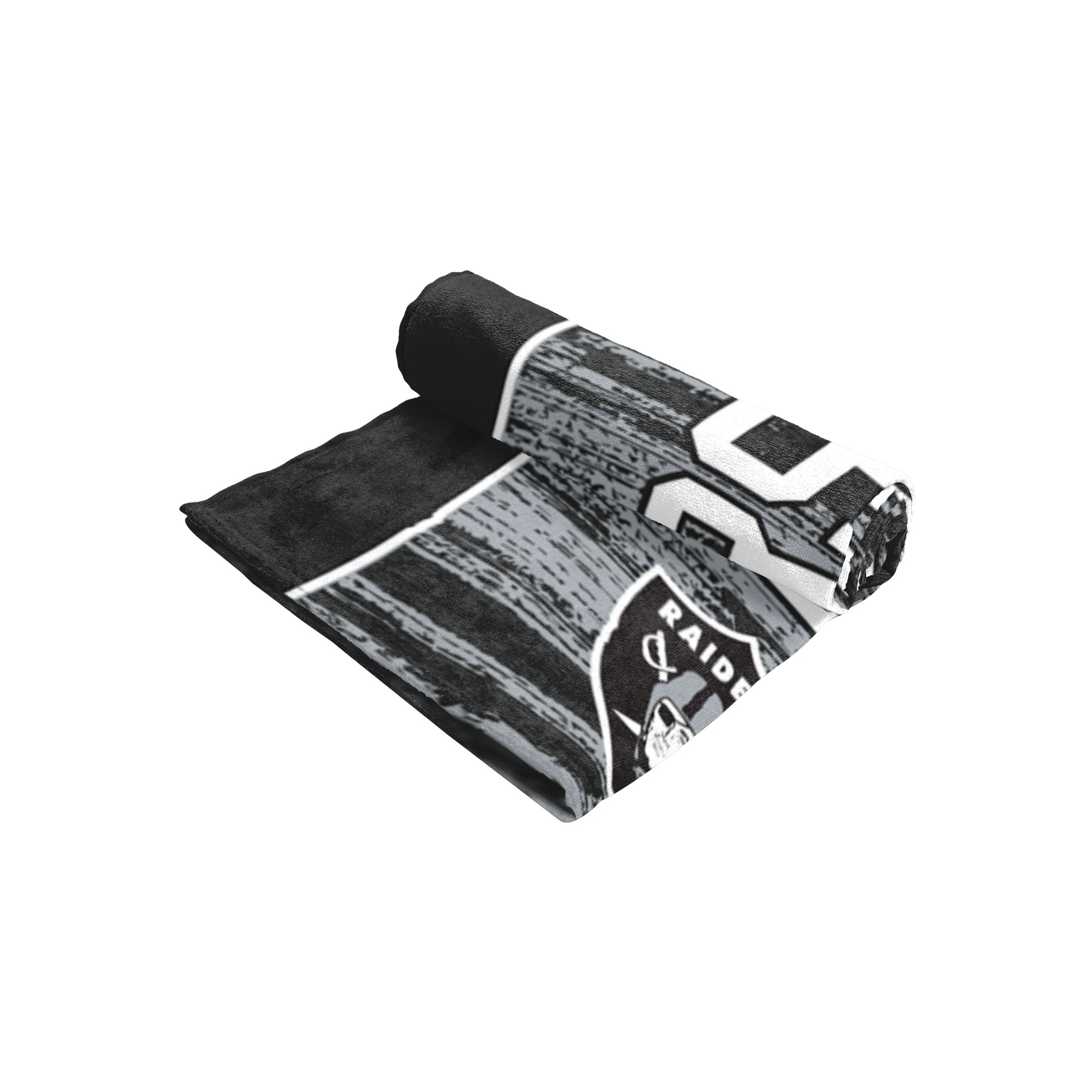 Las Vegas Raiders NFL Big Logo Beach Towel - Image 3