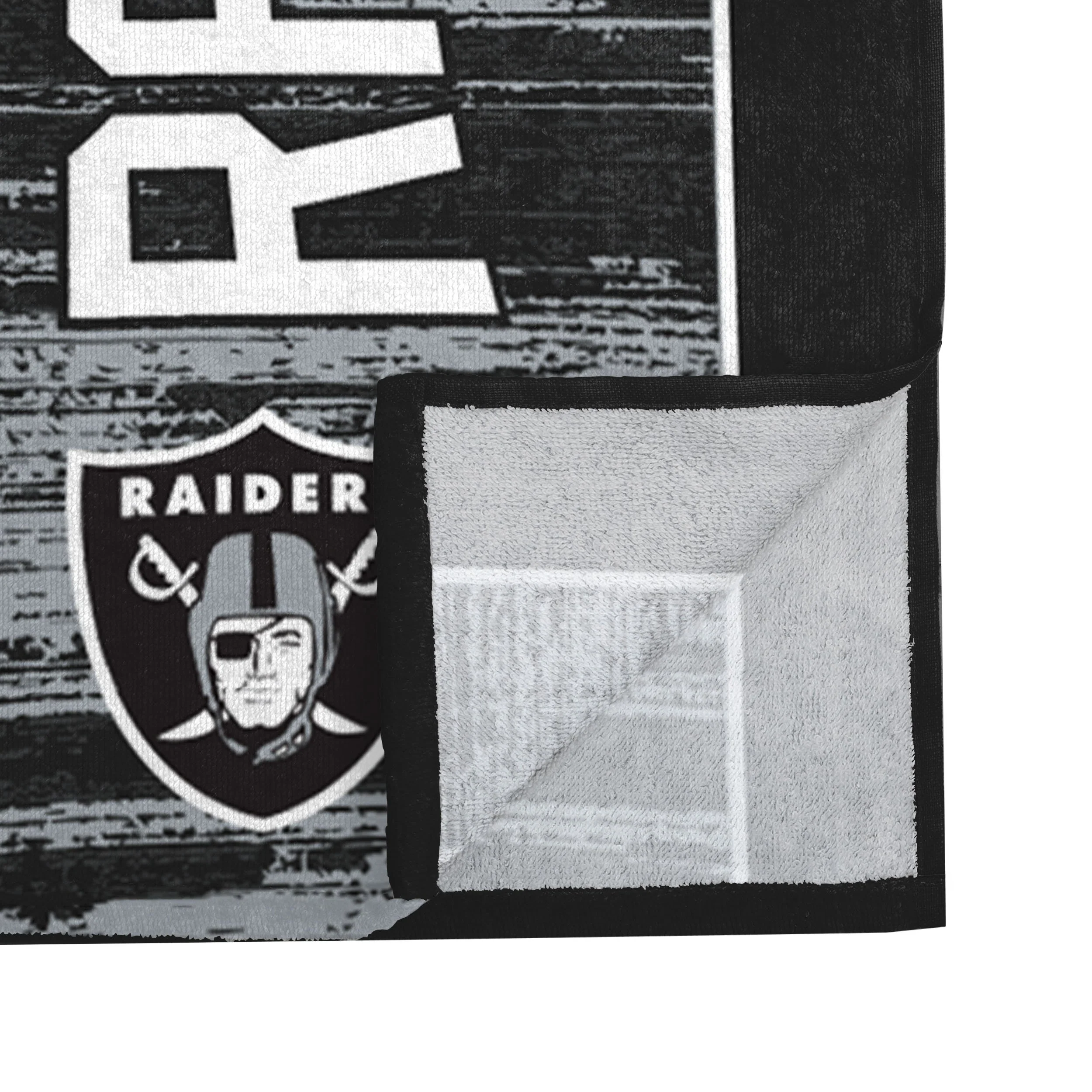 Las Vegas Raiders NFL Big Logo Beach Towel - Image 4