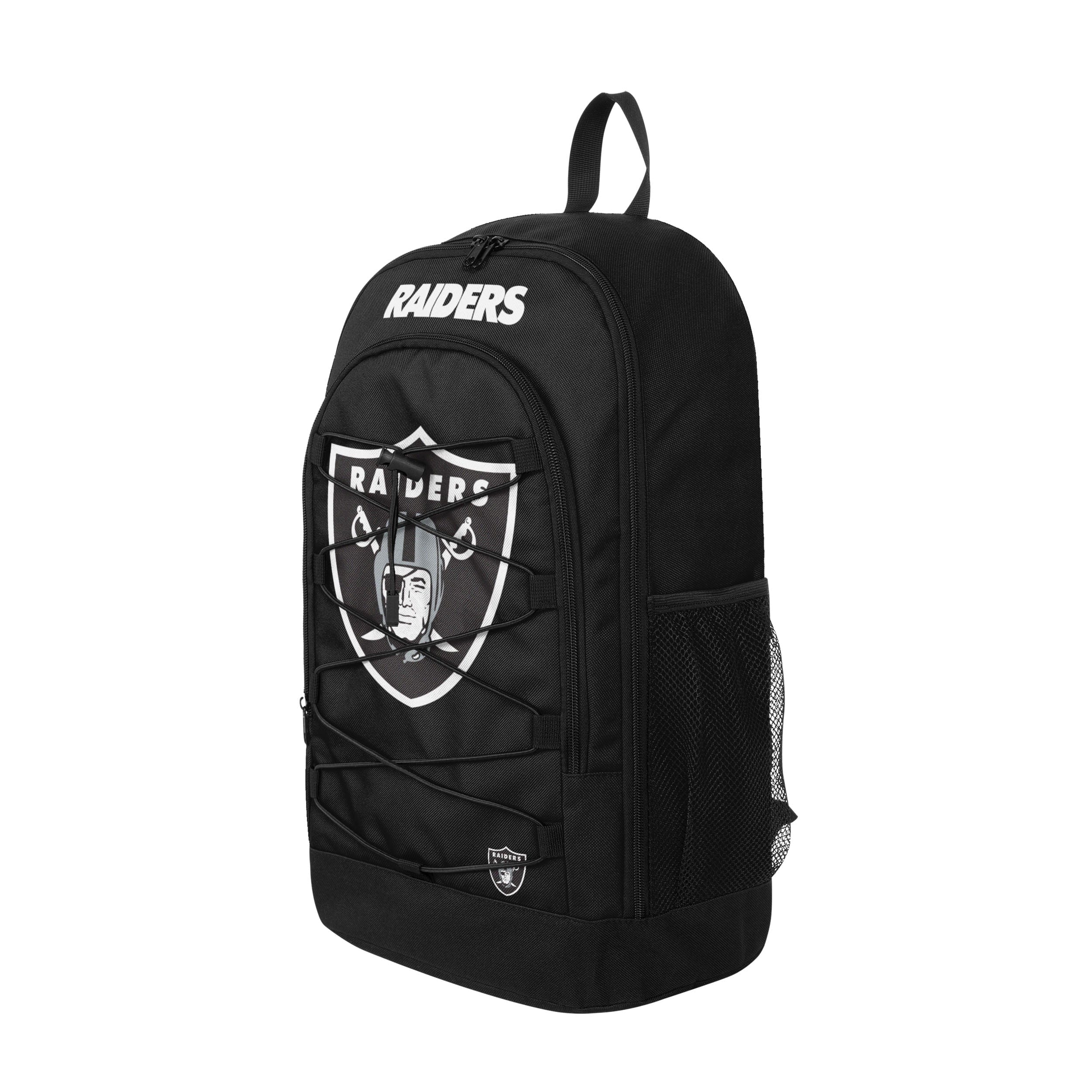 Las Vegas Raiders NFL Big Logo Bungee Backpack - Image 2