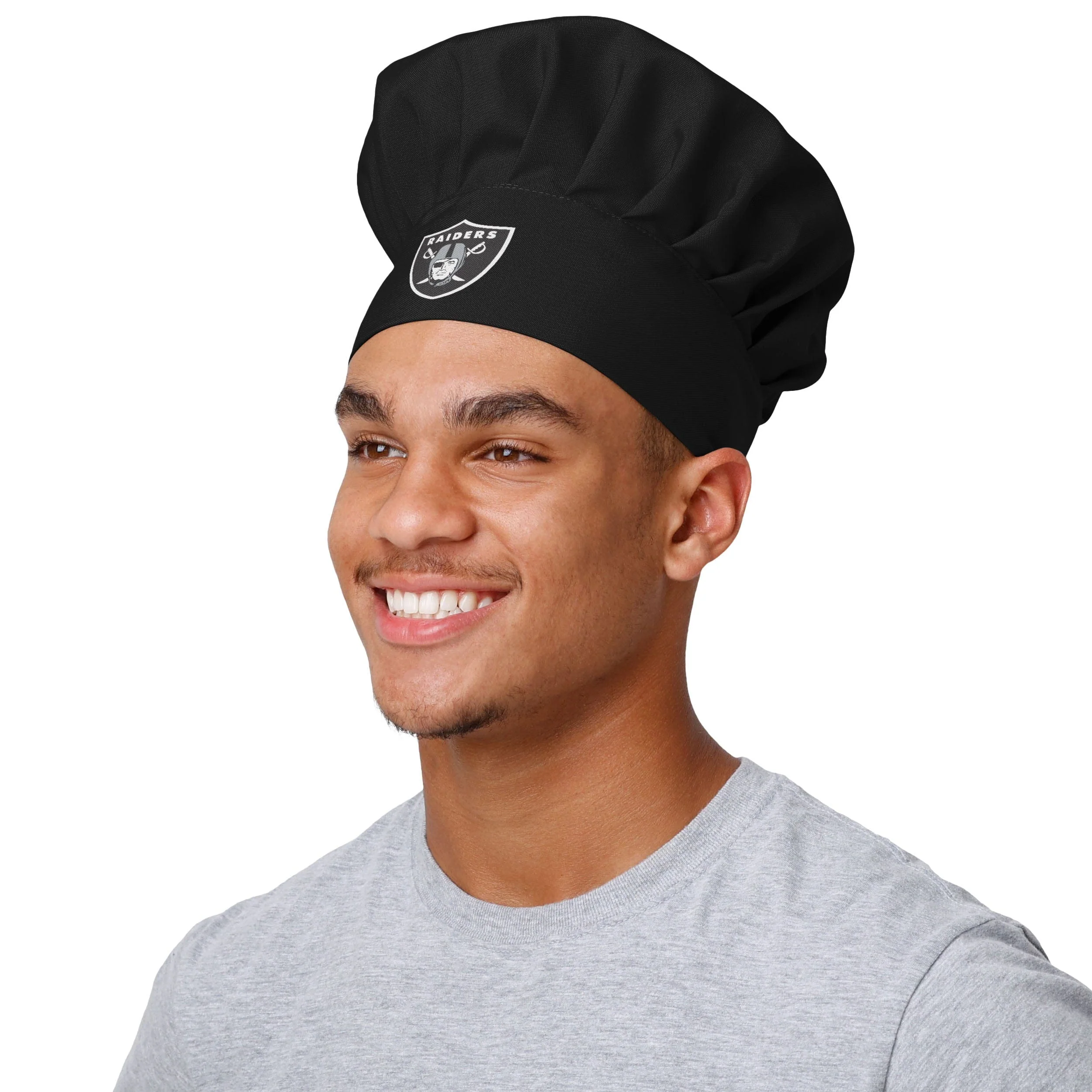 Las Vegas Raiders NFL Big Logo Chef Hat - Image 5