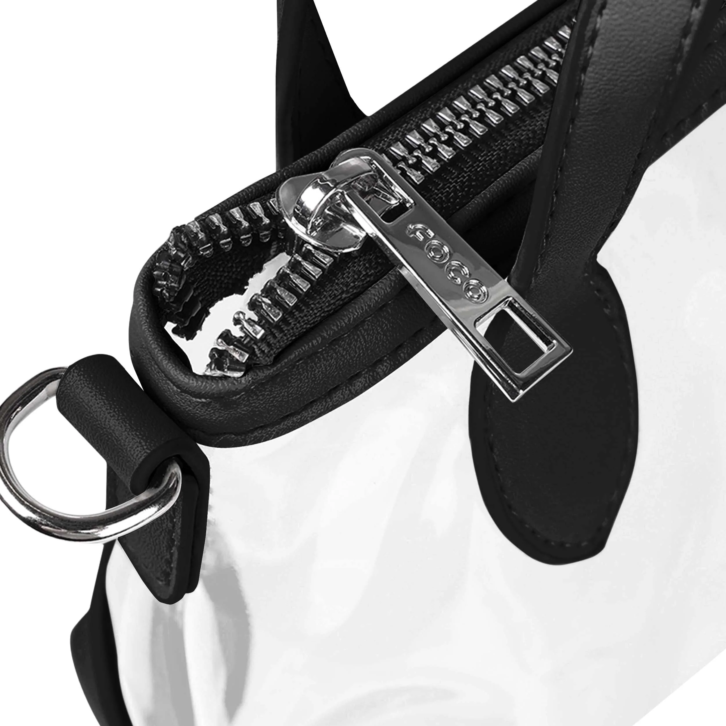 Las Vegas Raiders NFL Big Logo Clear Crossbody Mini Purse - Image 4