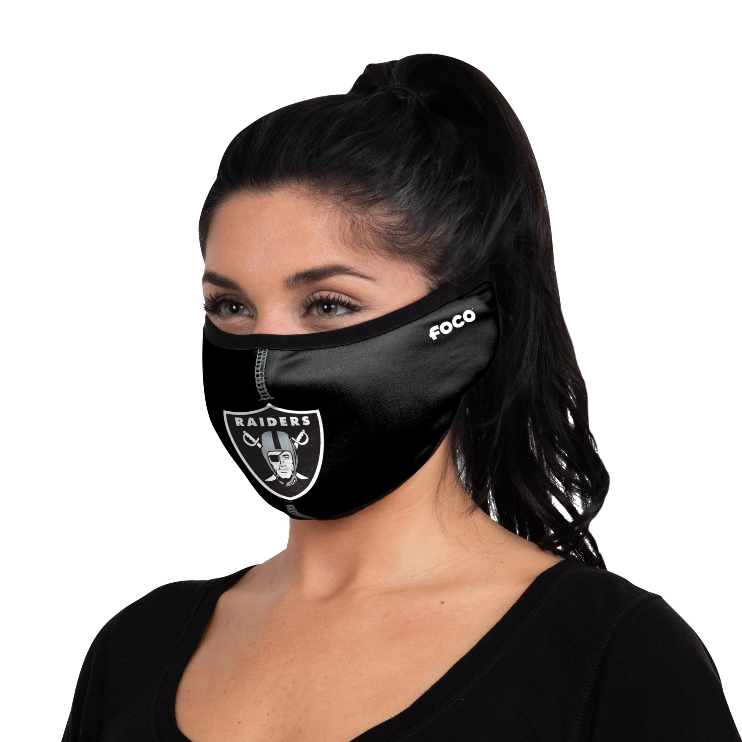 Las Vegas Raiders NFL Big Logo Earband Face Cover - Image 2