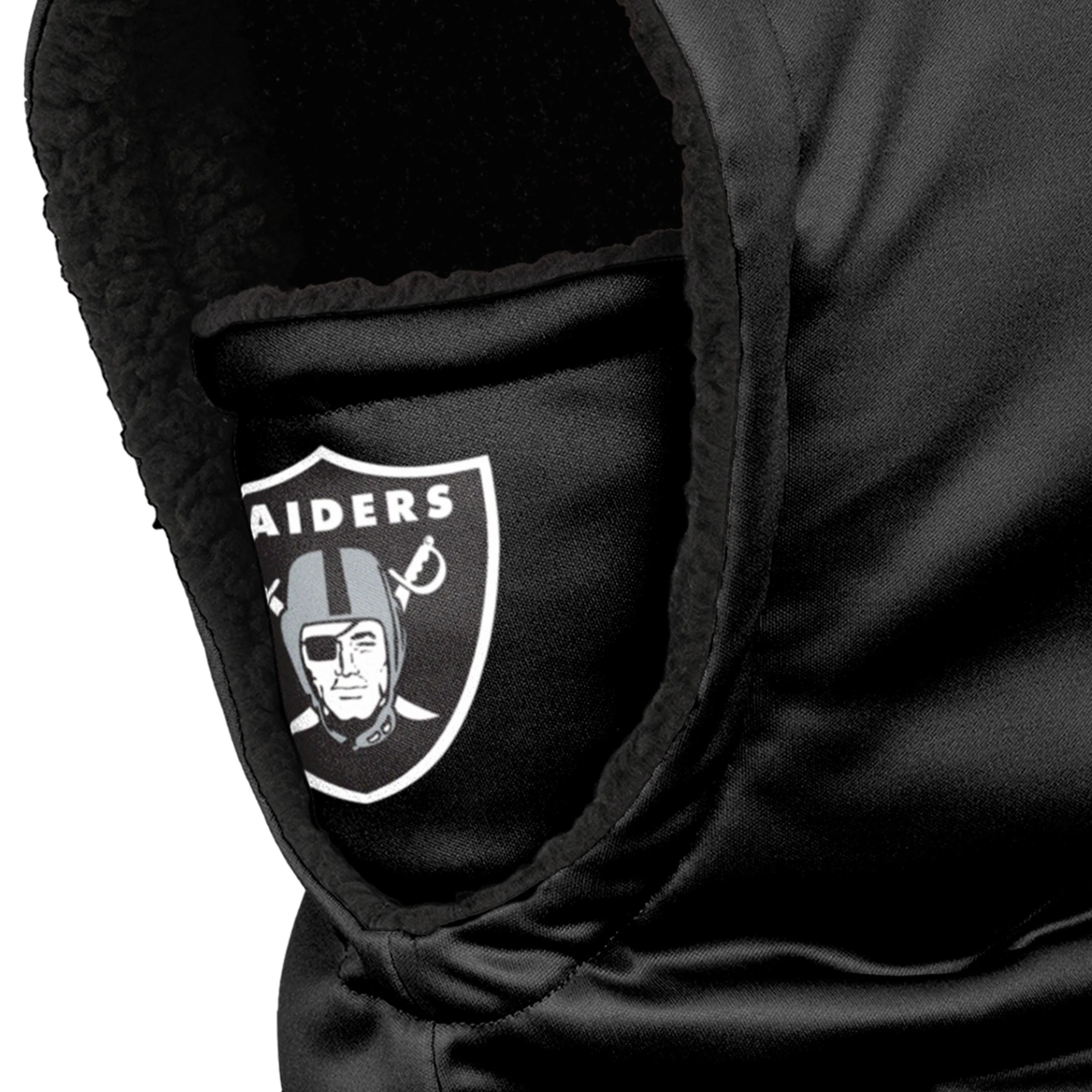 Las Vegas Raiders NFL Black Hooded Gaiter - Image 3